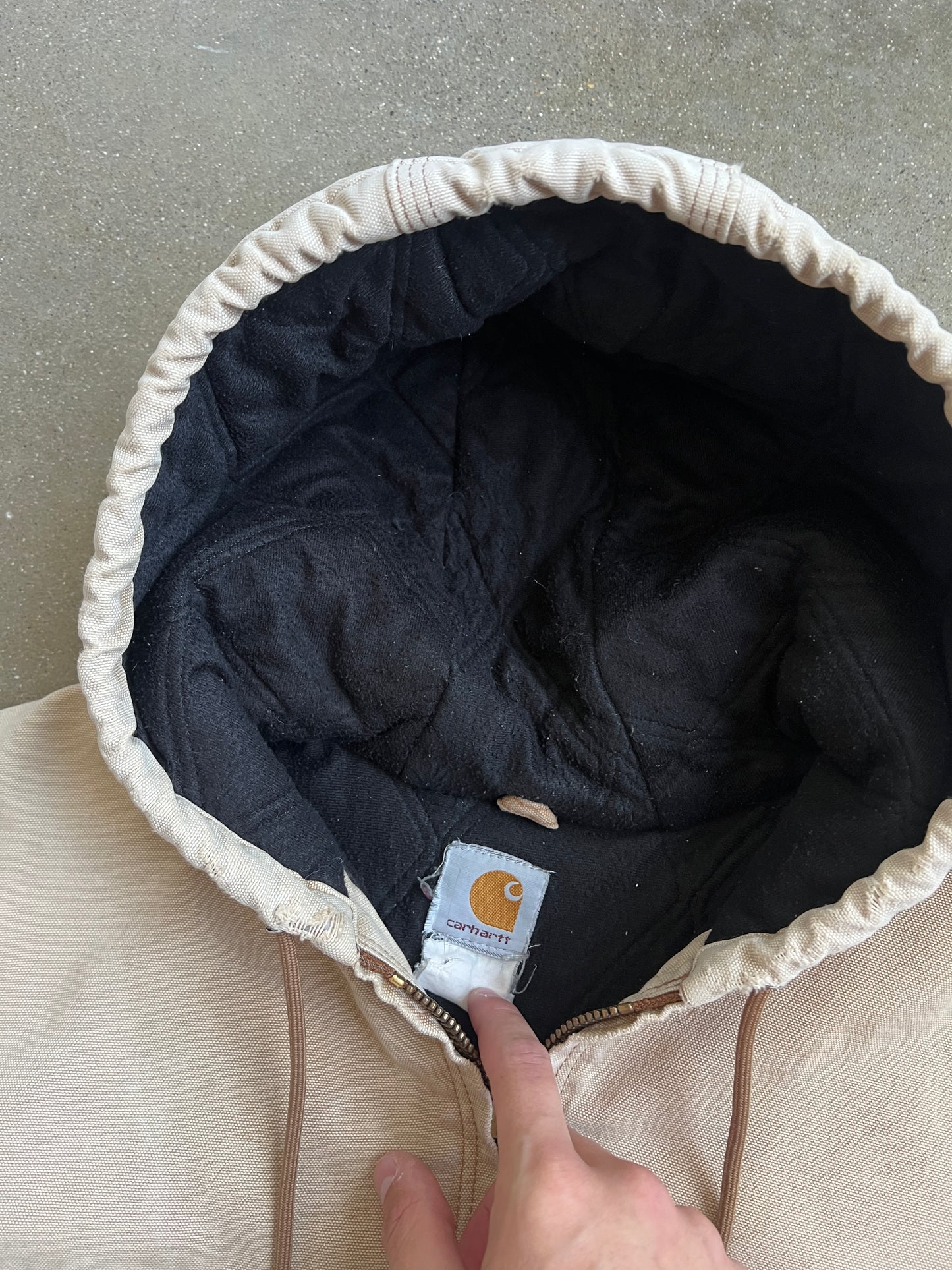 Vintage Faded Tan Carhartt Jacket - M