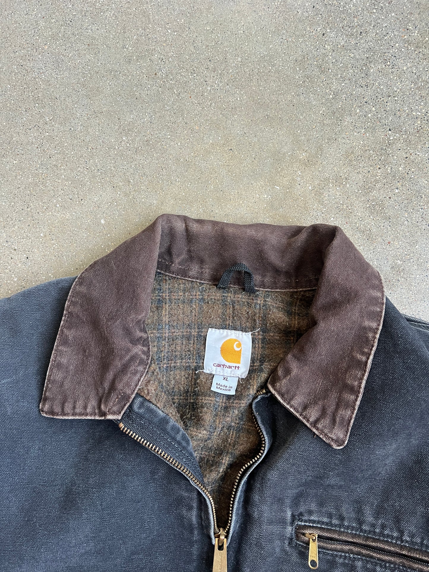 Vintage Black Carhartt Detroit Jacket - XL