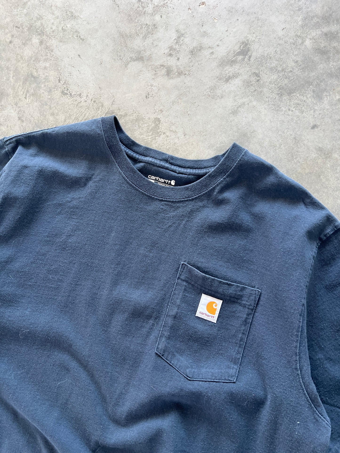 Vintage Navy Blue Carhartt Pocket Shirt - XL