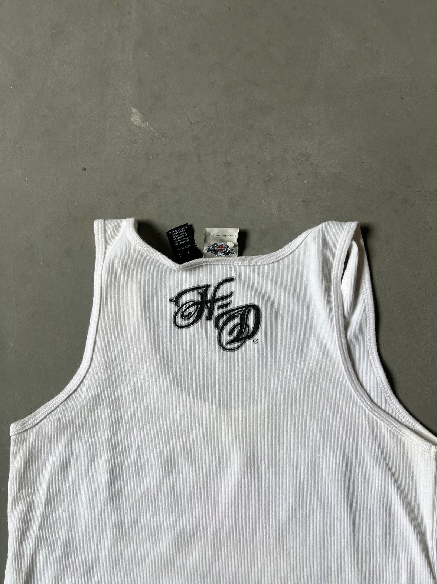 Vintage Y2k Harley Davidson Tank - L