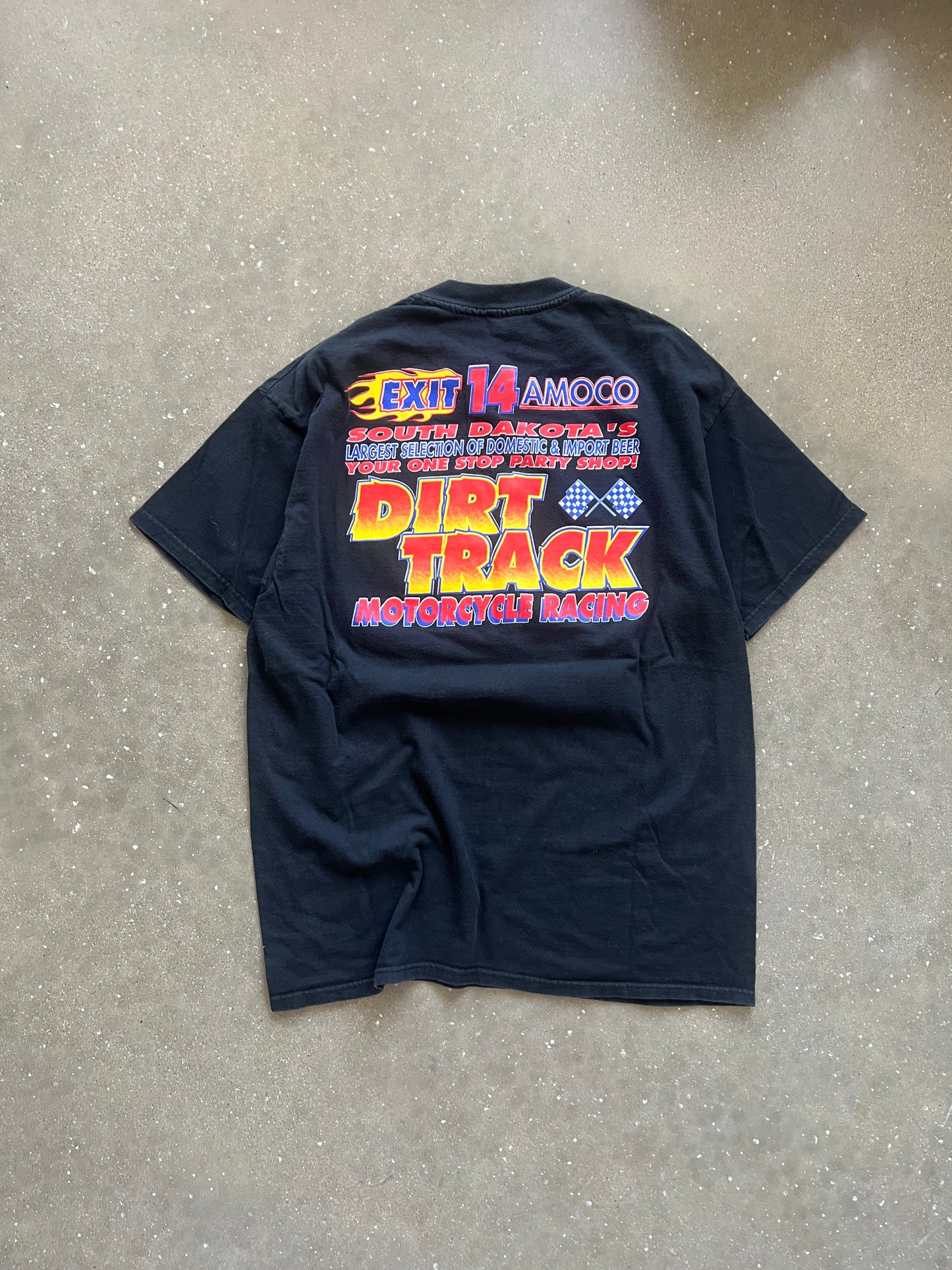 Vintage Black Nascar Graphic Shirt - L