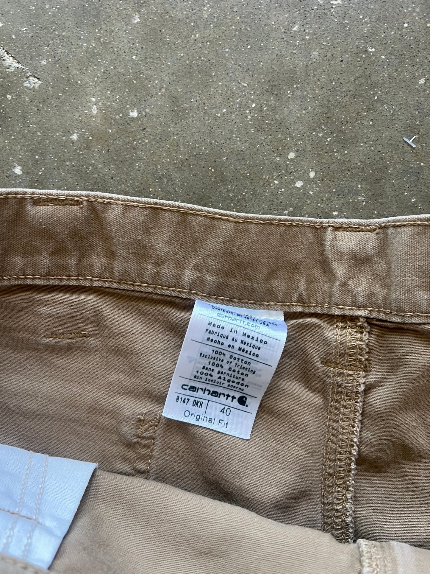 Vintage Carmel Tan Carhartt Carpenter Shorts - 40