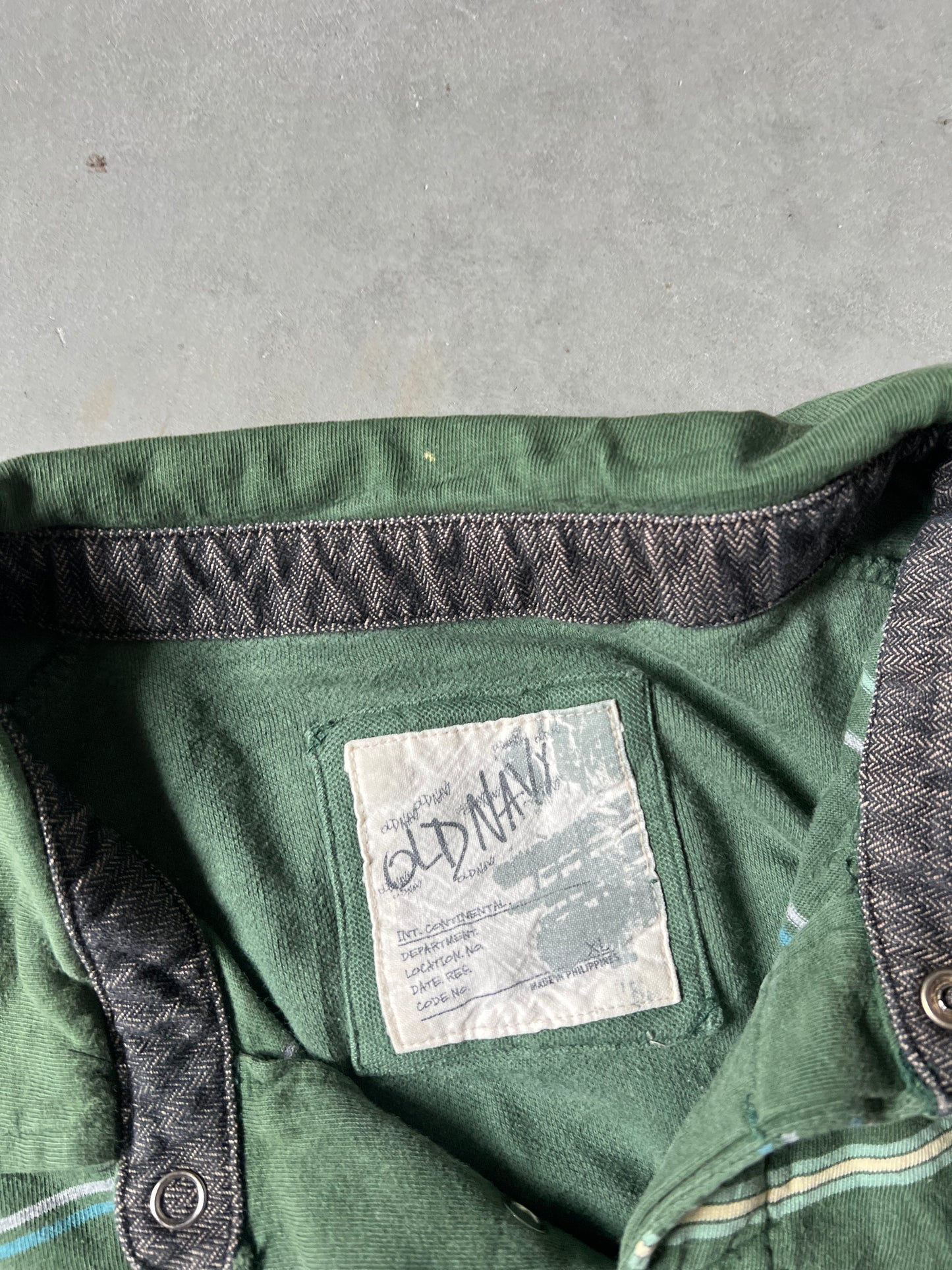 Vintage Green Old Navy Y2k Polo - XL