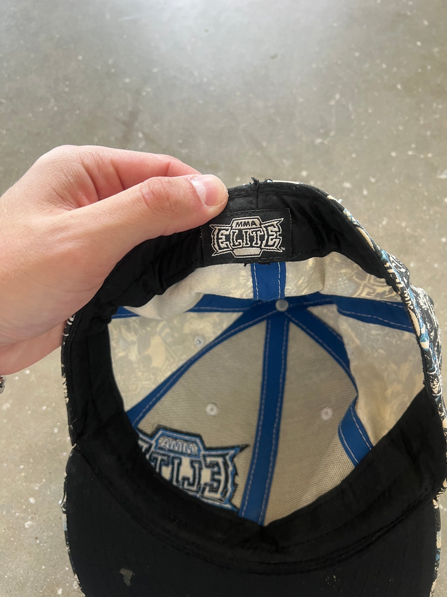 Vintage Blue MMA Elite Snapback Hat