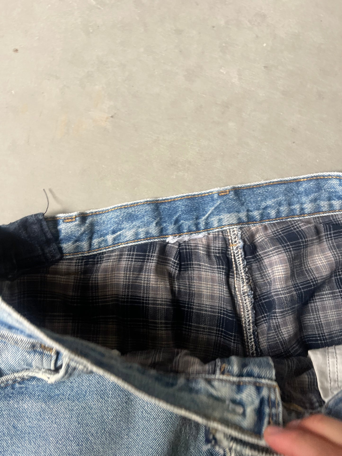Vintage Faded Blue Carhartt Pants - 38