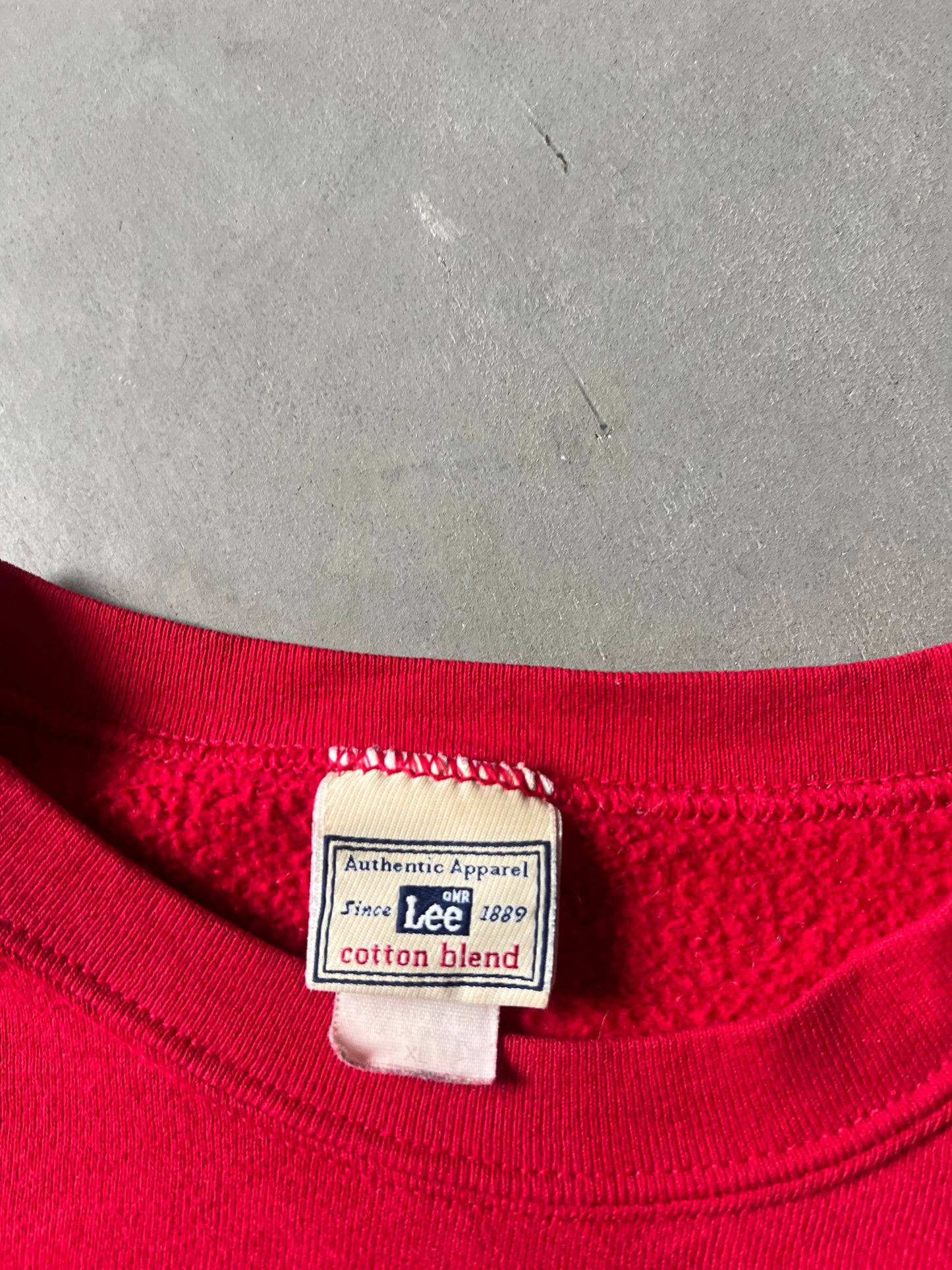 Vintage 90s Red Seaside Crew - XXL