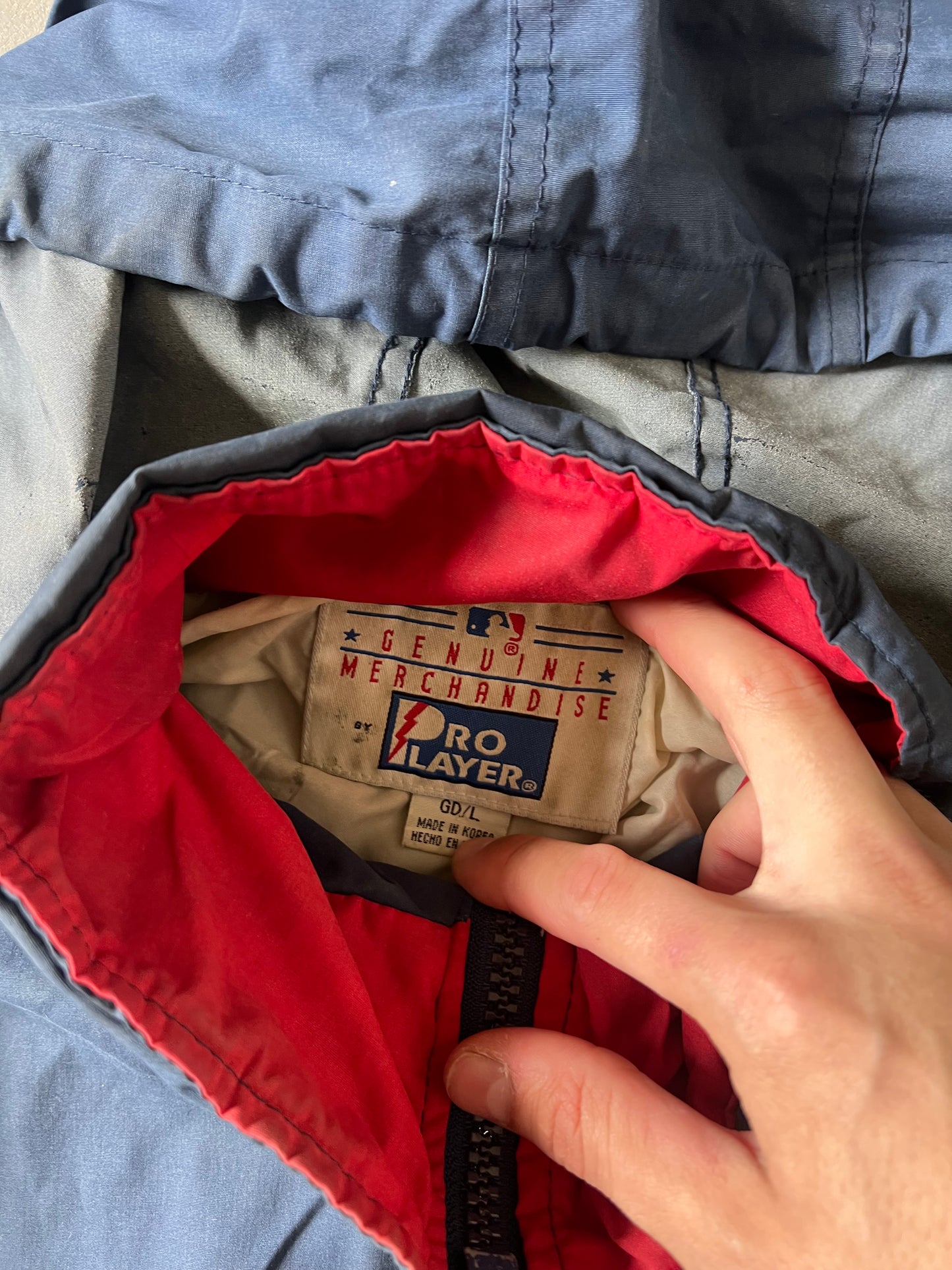 Vintage Blue Minnesota Twins Windbreaker Jacket - L