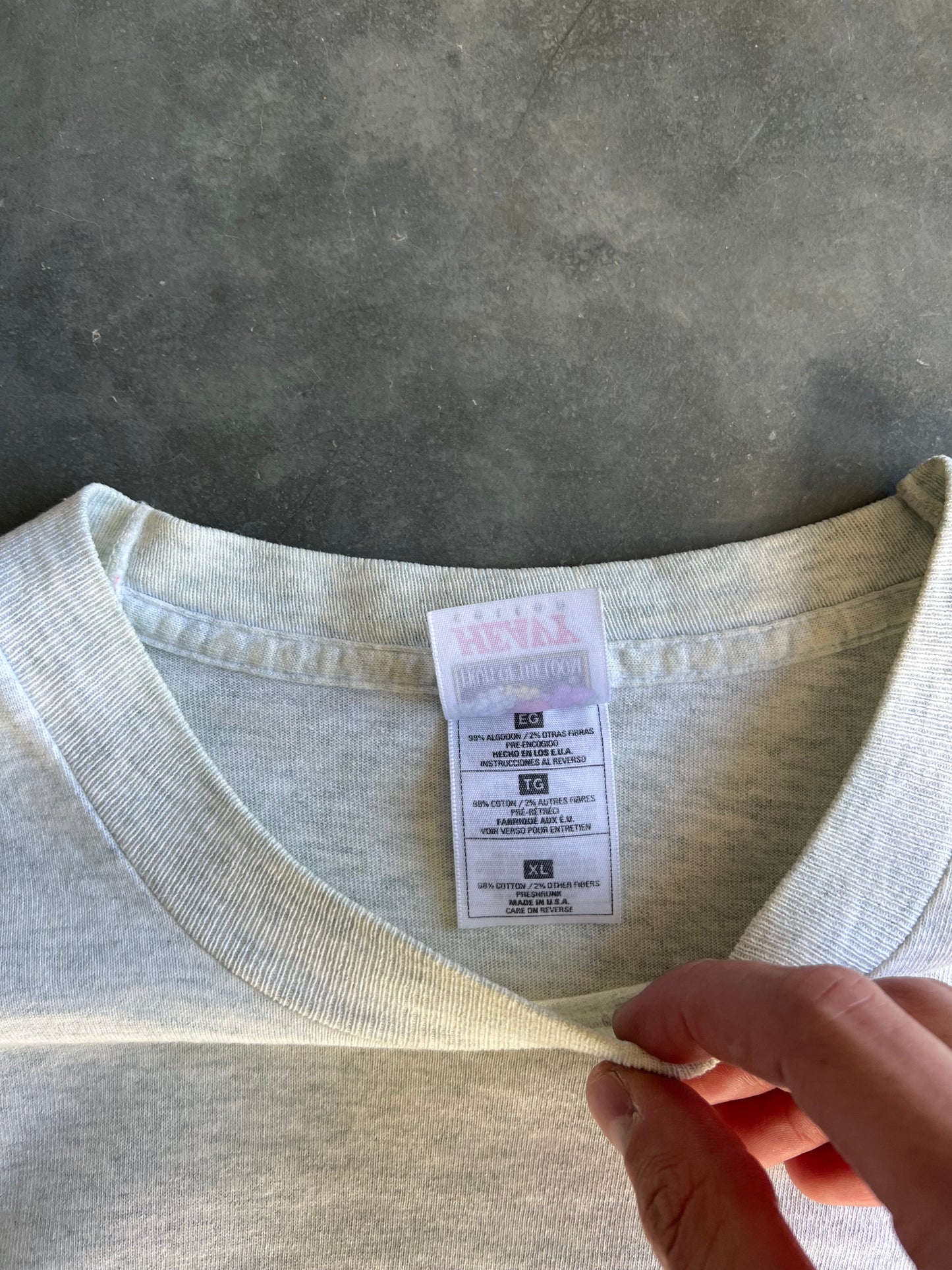 Vintage White Betty Boop Gym Shirt - XL