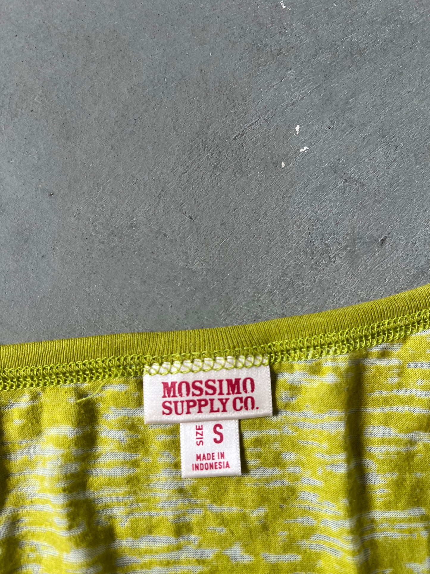 Vintage Green Massimo Tank Top - S