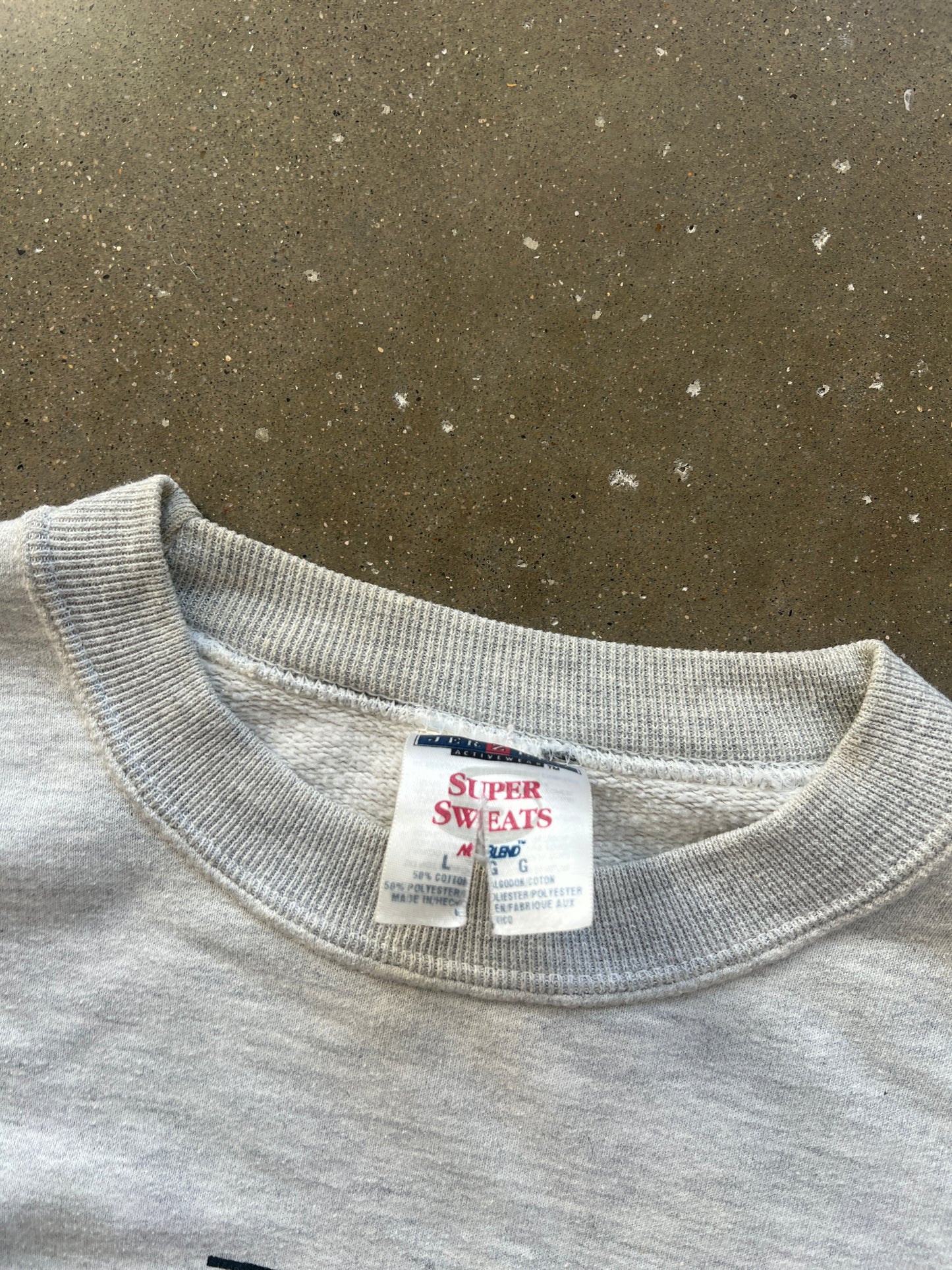 Vintage White New York City Crew - L