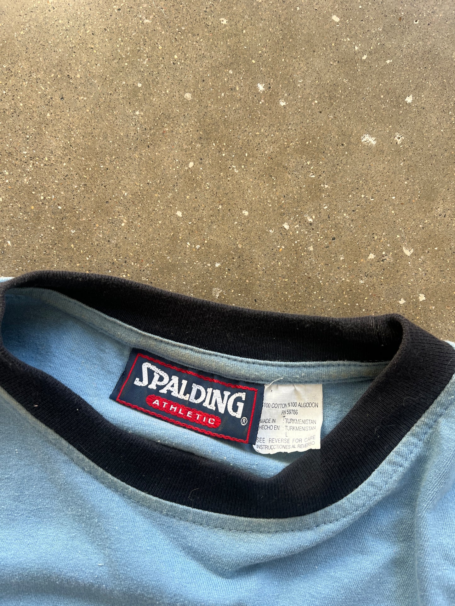 Vintage Sky Blue Spalding Shirt - L