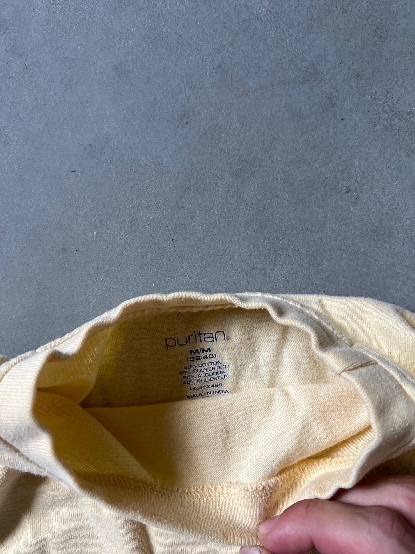 Vintage Yellow stripped Shirt - M