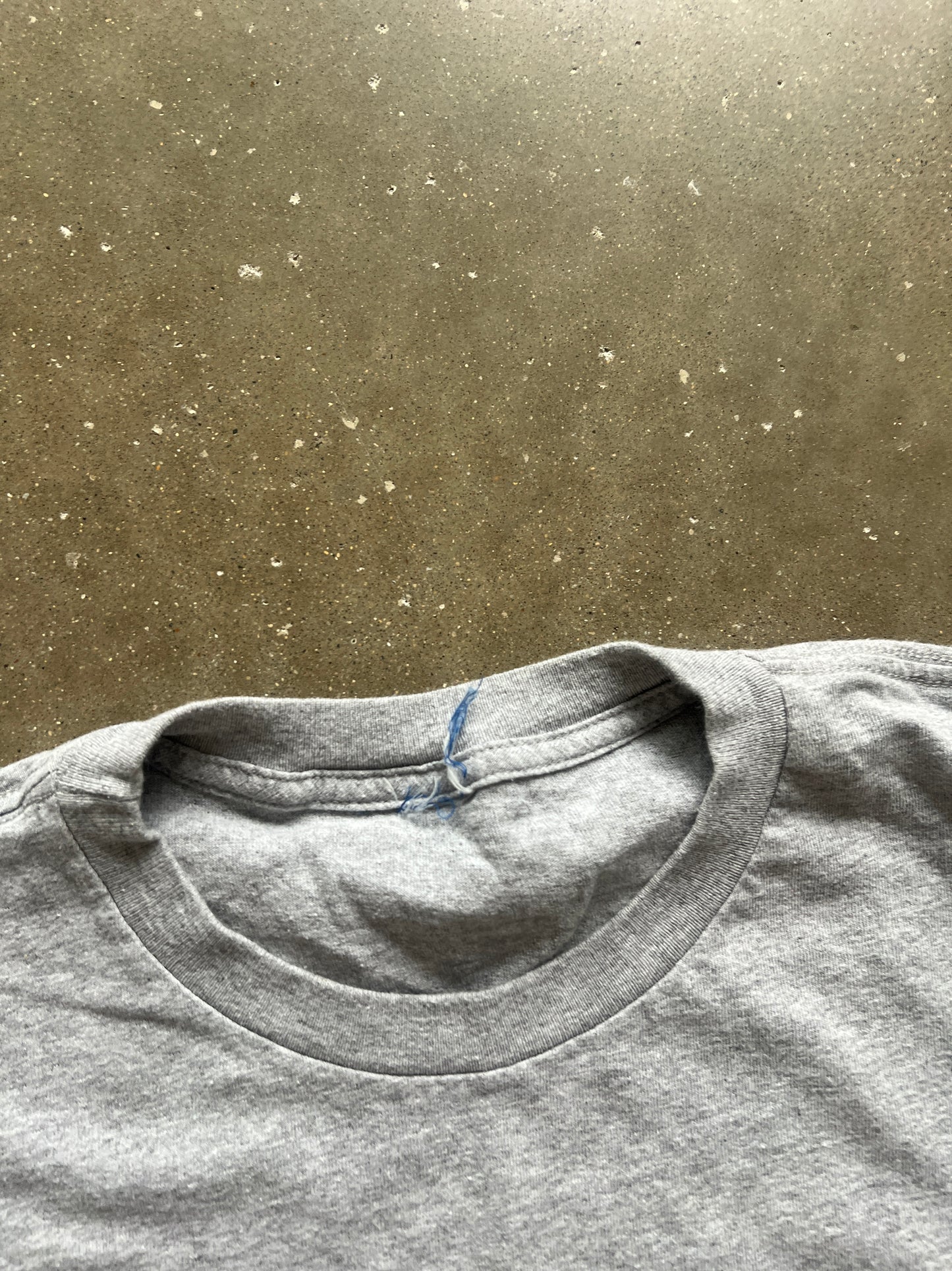 Vintage Grey Reebok Spellout Shirt - M