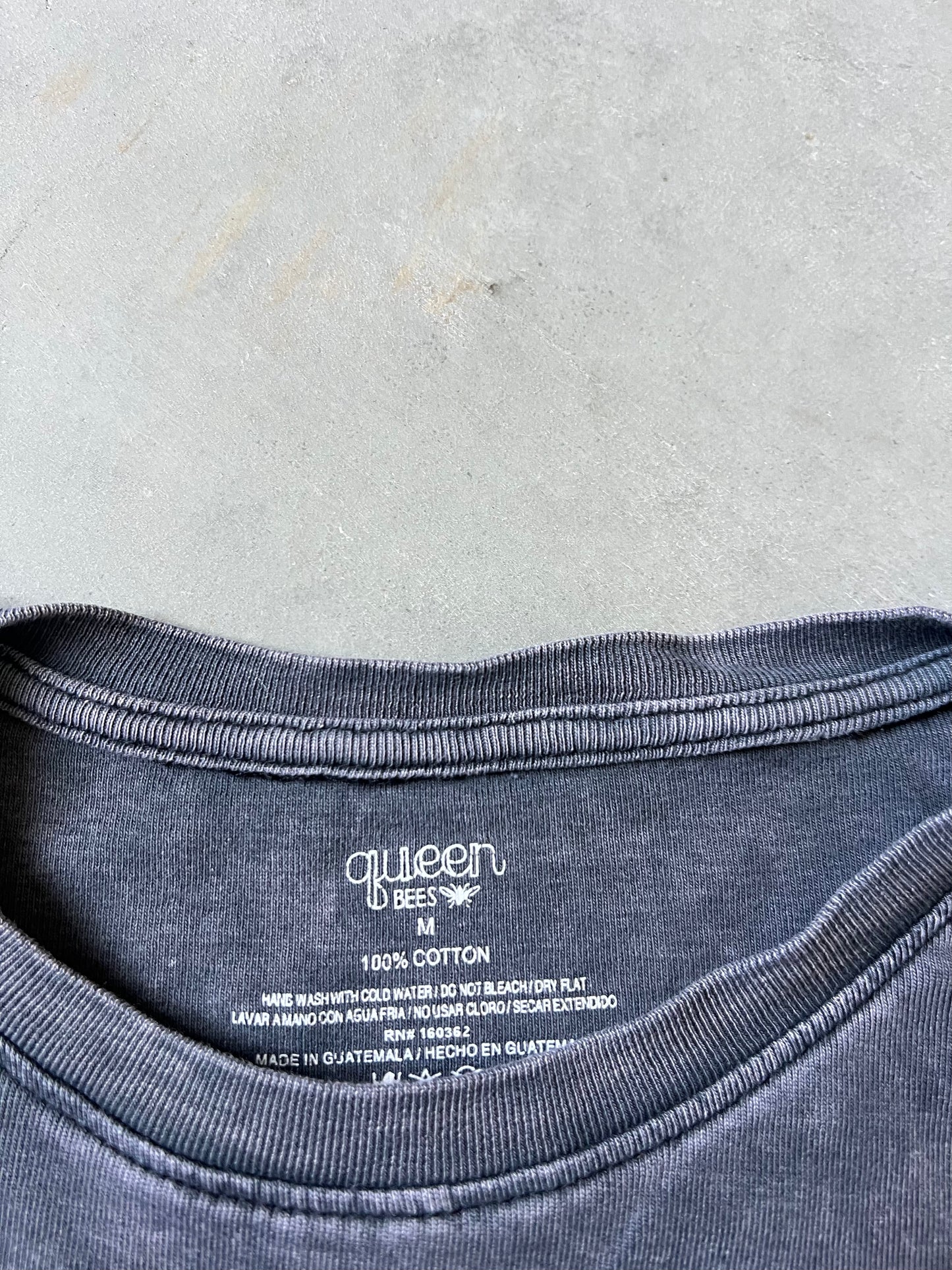 Vintage Black Cherry Baby Tee - M