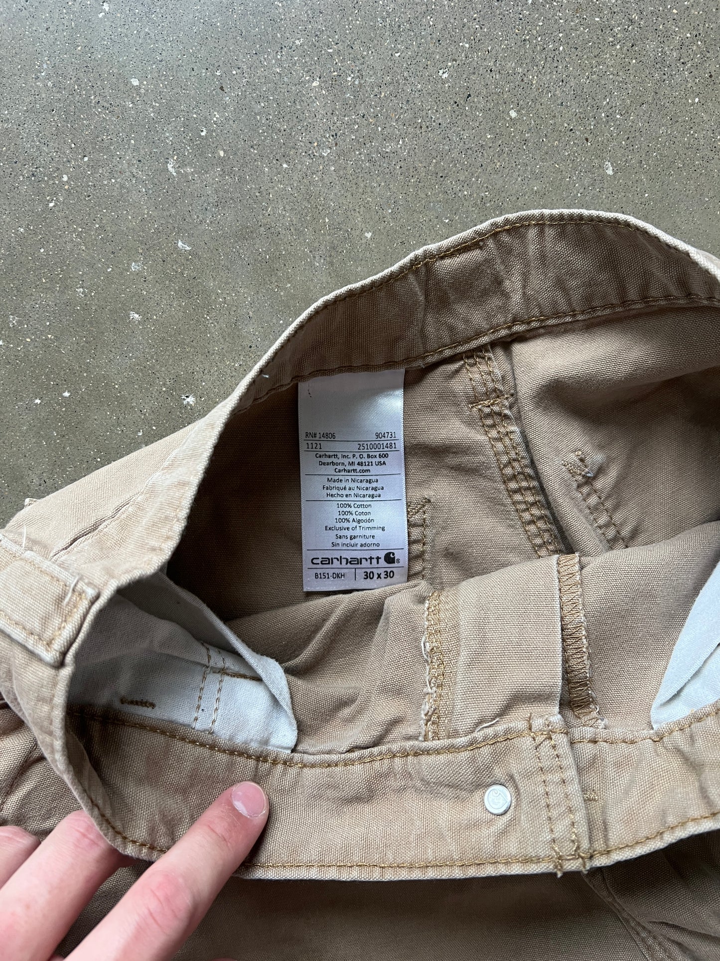 Vintage Carmel Tan Carhartt Pants - 30