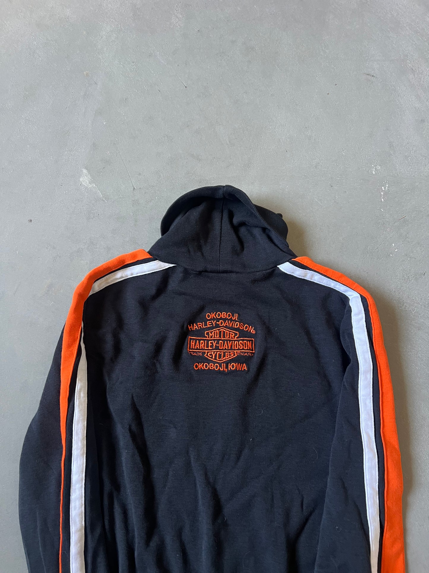 Vintage Black Harley Davidson Longsleeve Shirt - M