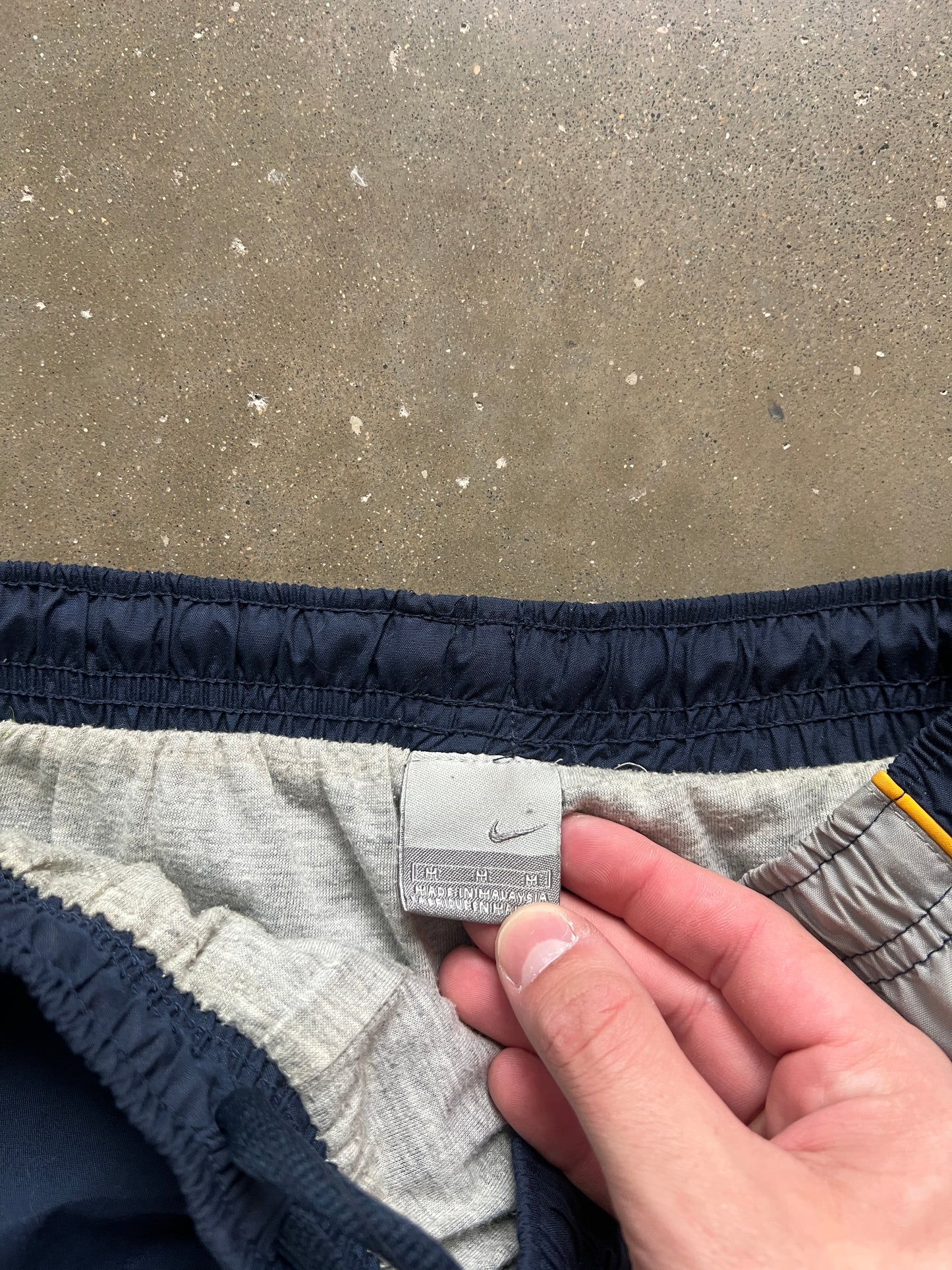 Vintage Navy Blue Nike Track Pants - M