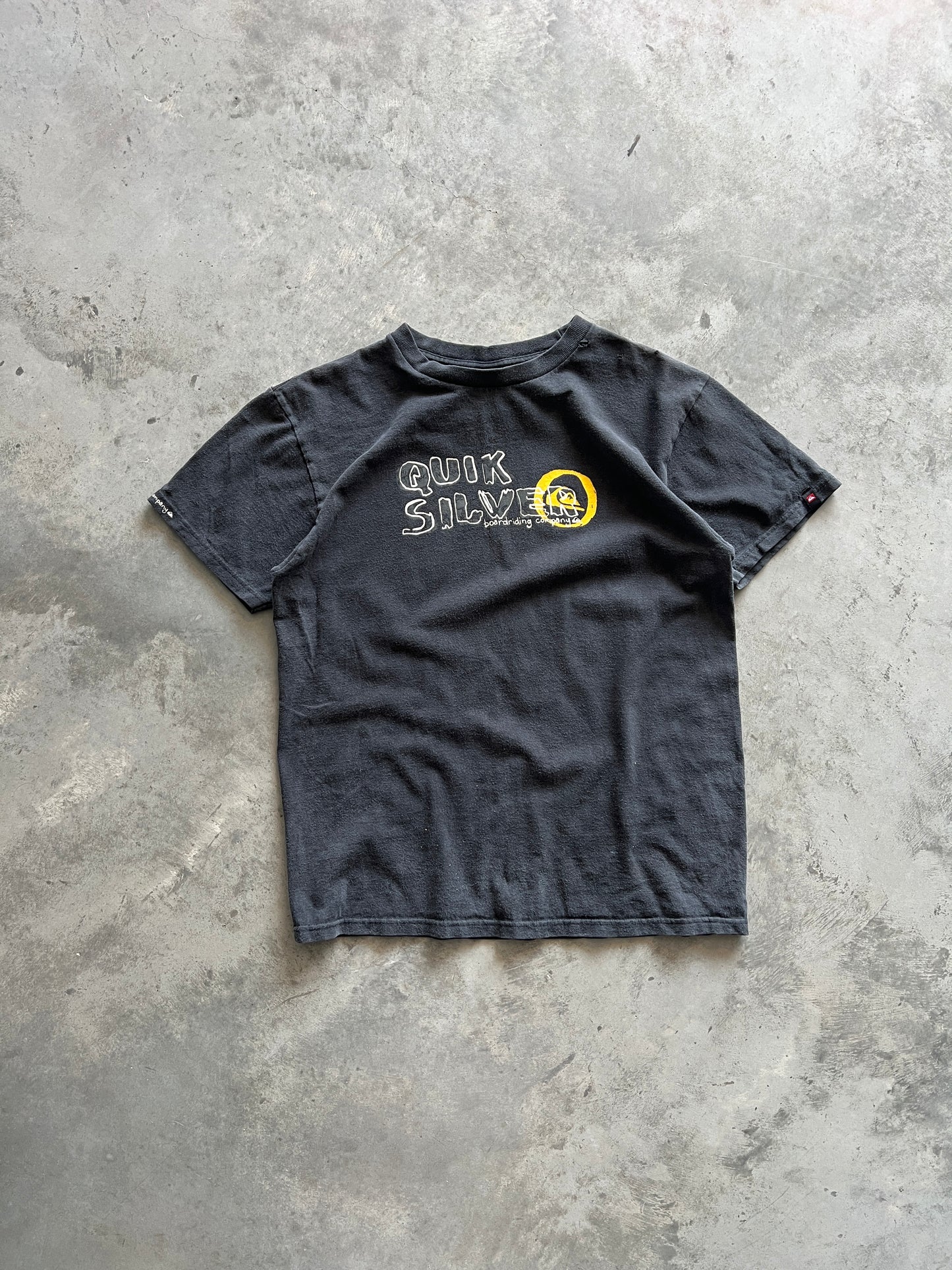 Vintage Faded Black Quicksilver Shirt - M