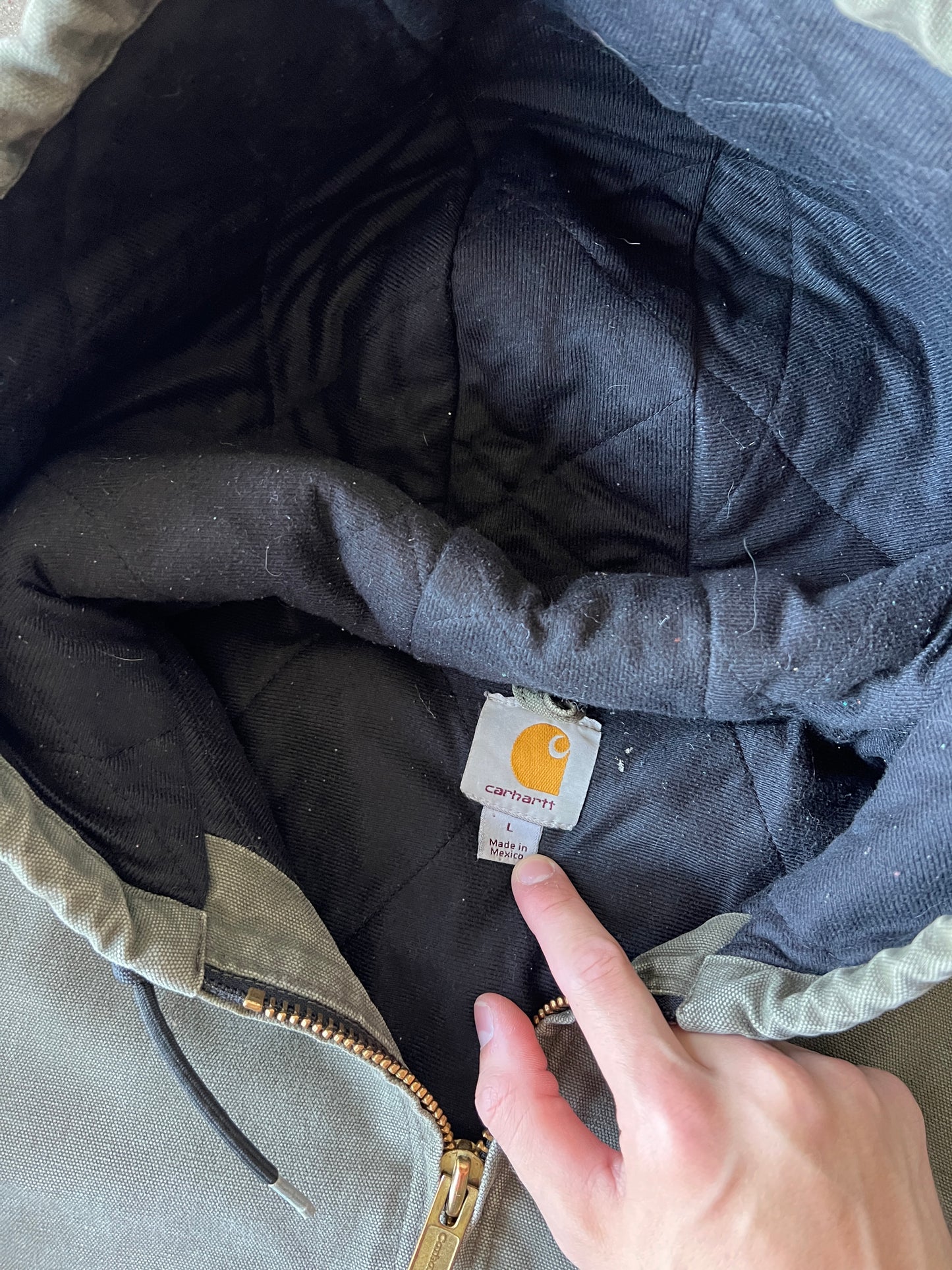 Vintage Green Carhartt Jacket - L