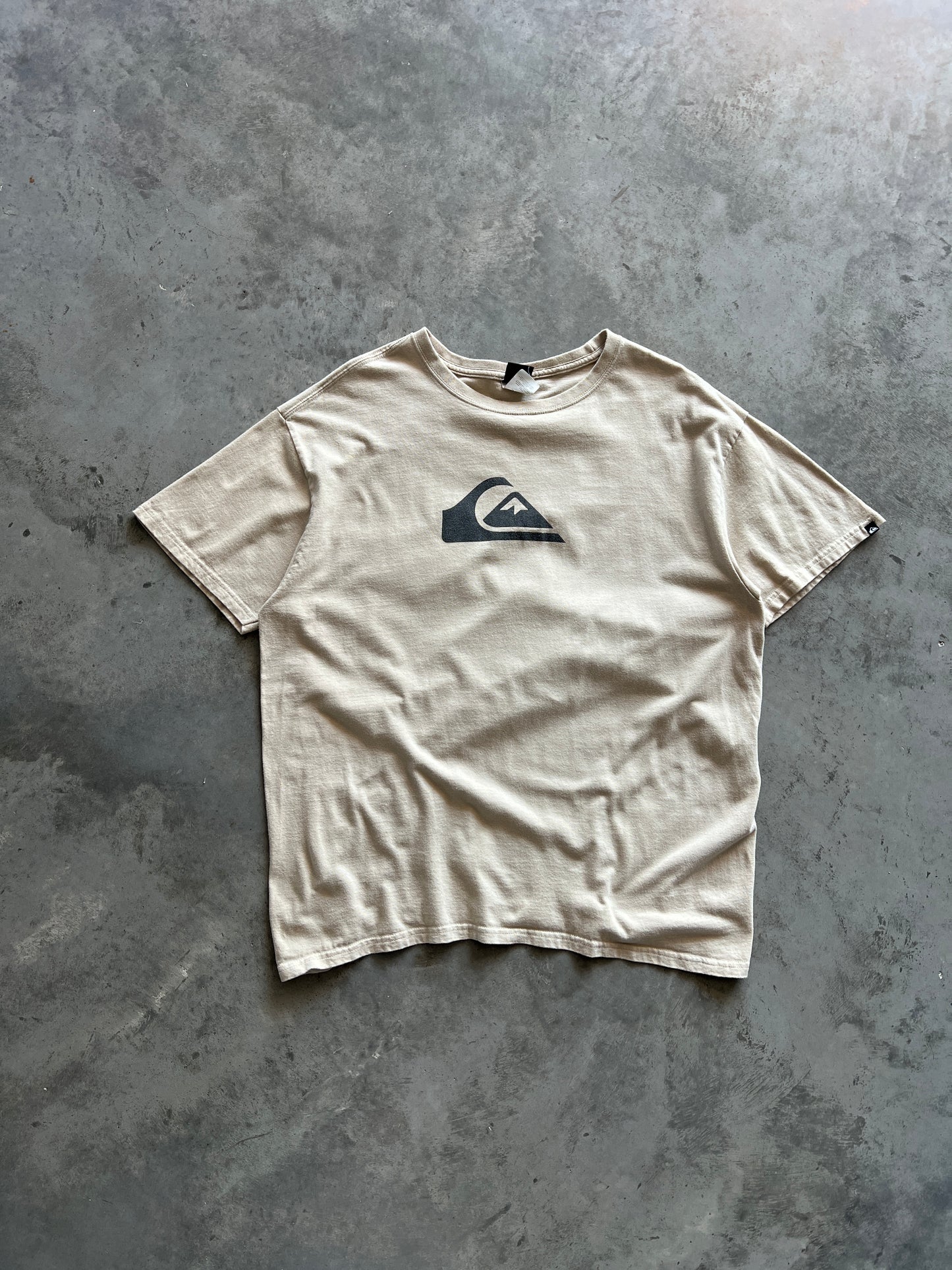 Vintage Cream Quicksilver Logo Shirt - L