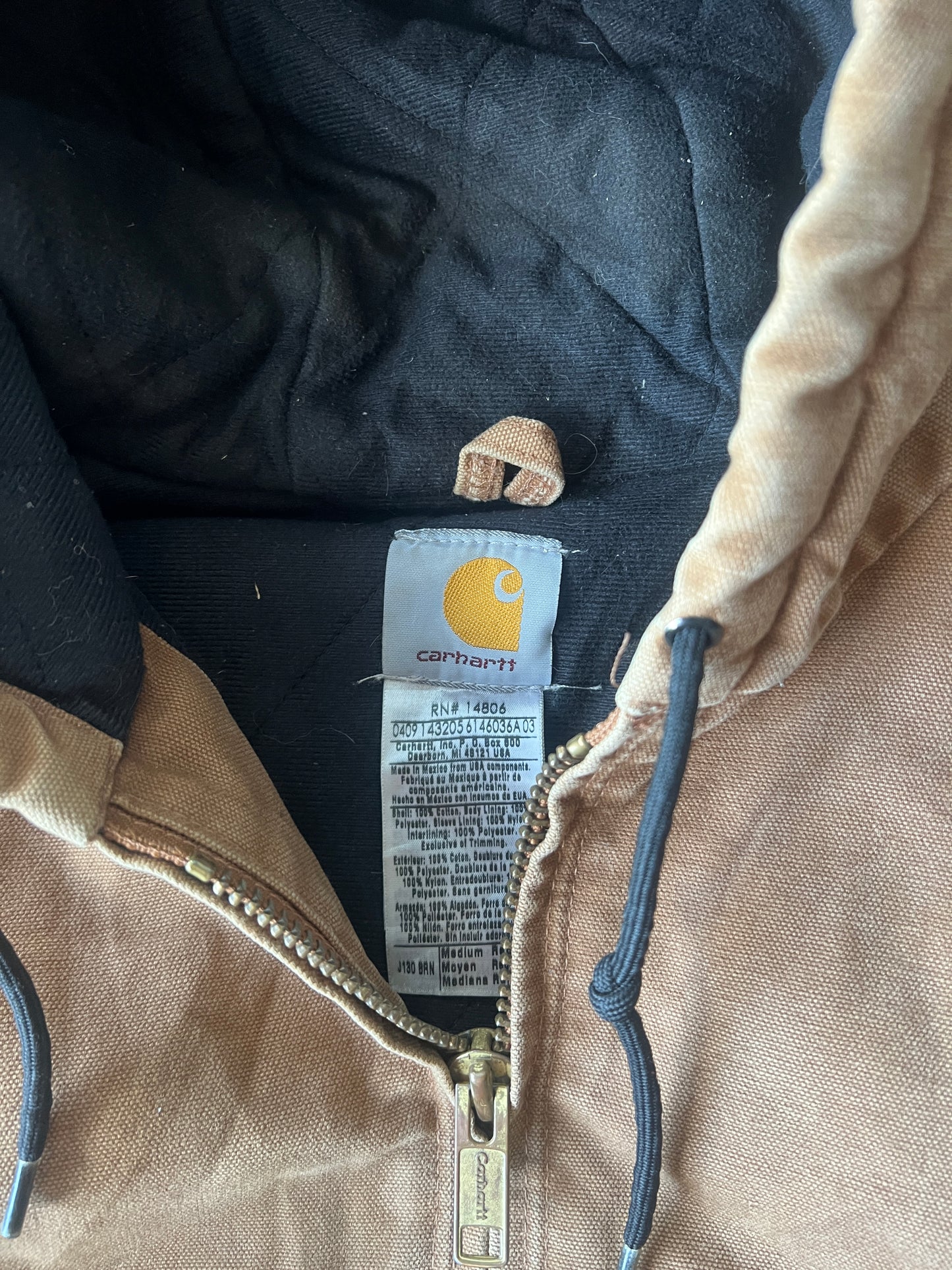 Vintage Carmel Tan Carhartt Jacket - M