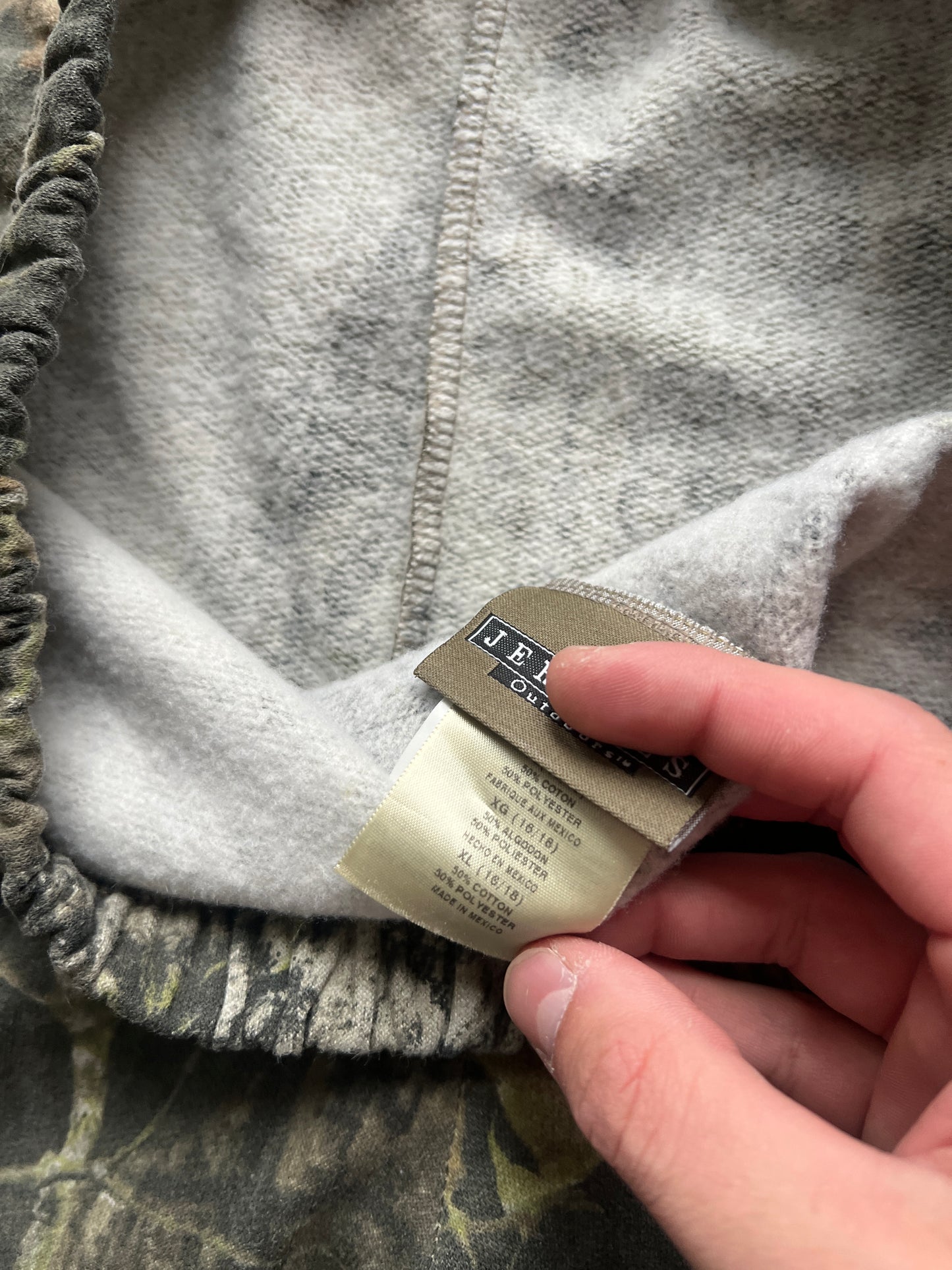 Vintage Moss Green Camo Sweatpants - S