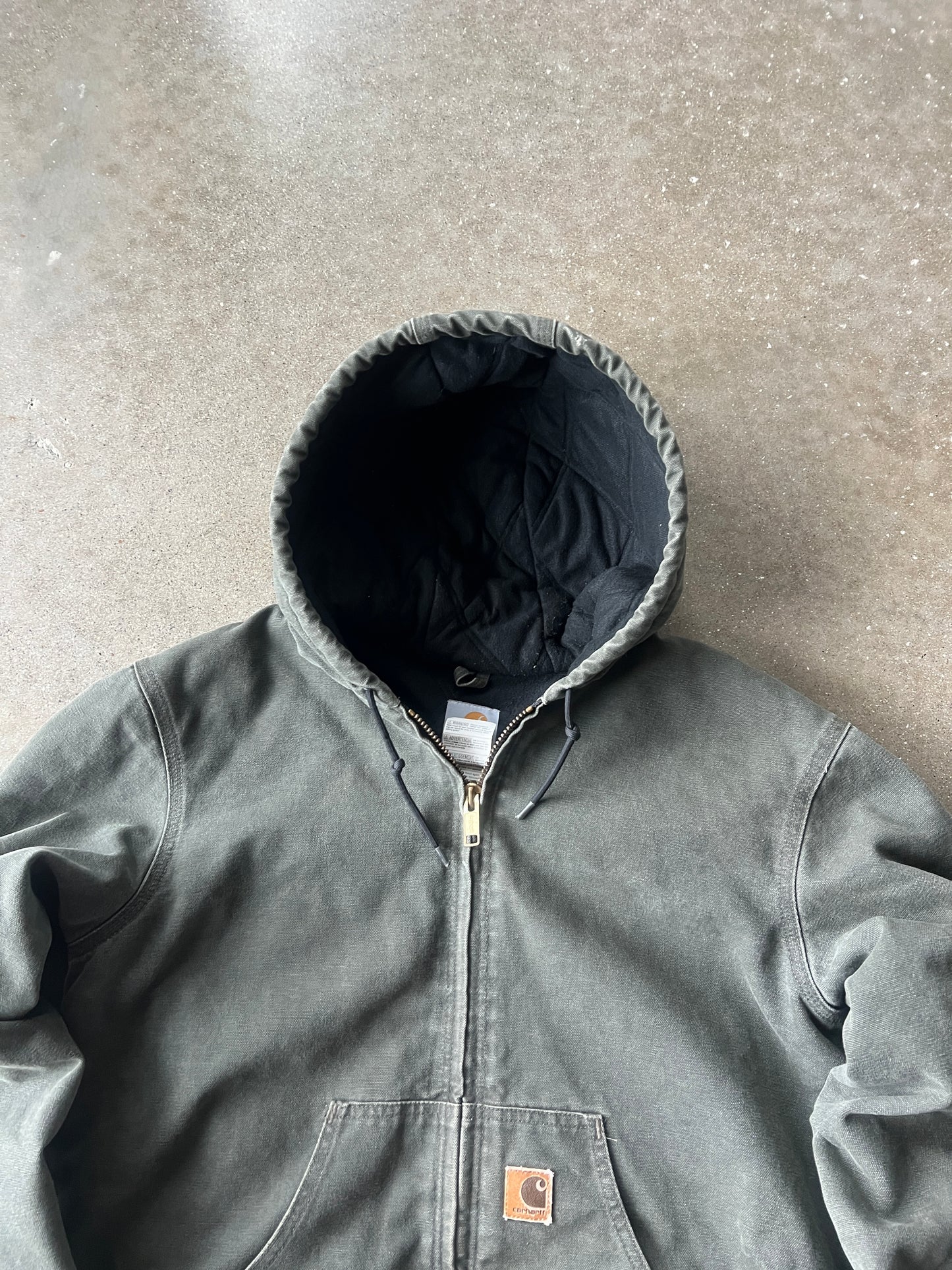 Vintage Moss Green Carhartt Jacket - M