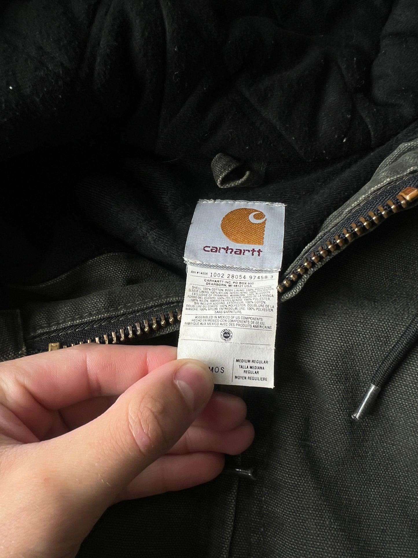 Vintage Moss Green Carhartt Jacket - M