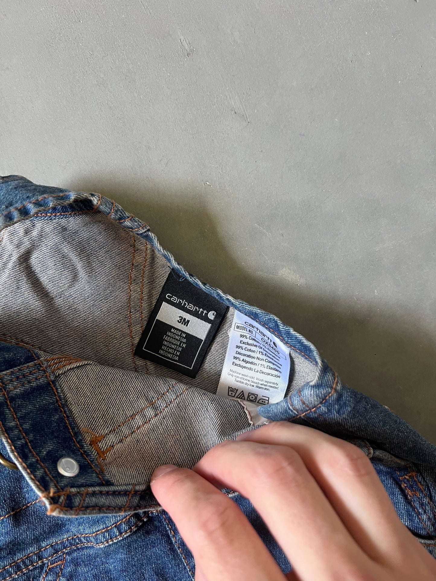 Vintage Denim Blue Carhartt Overalls - 3M