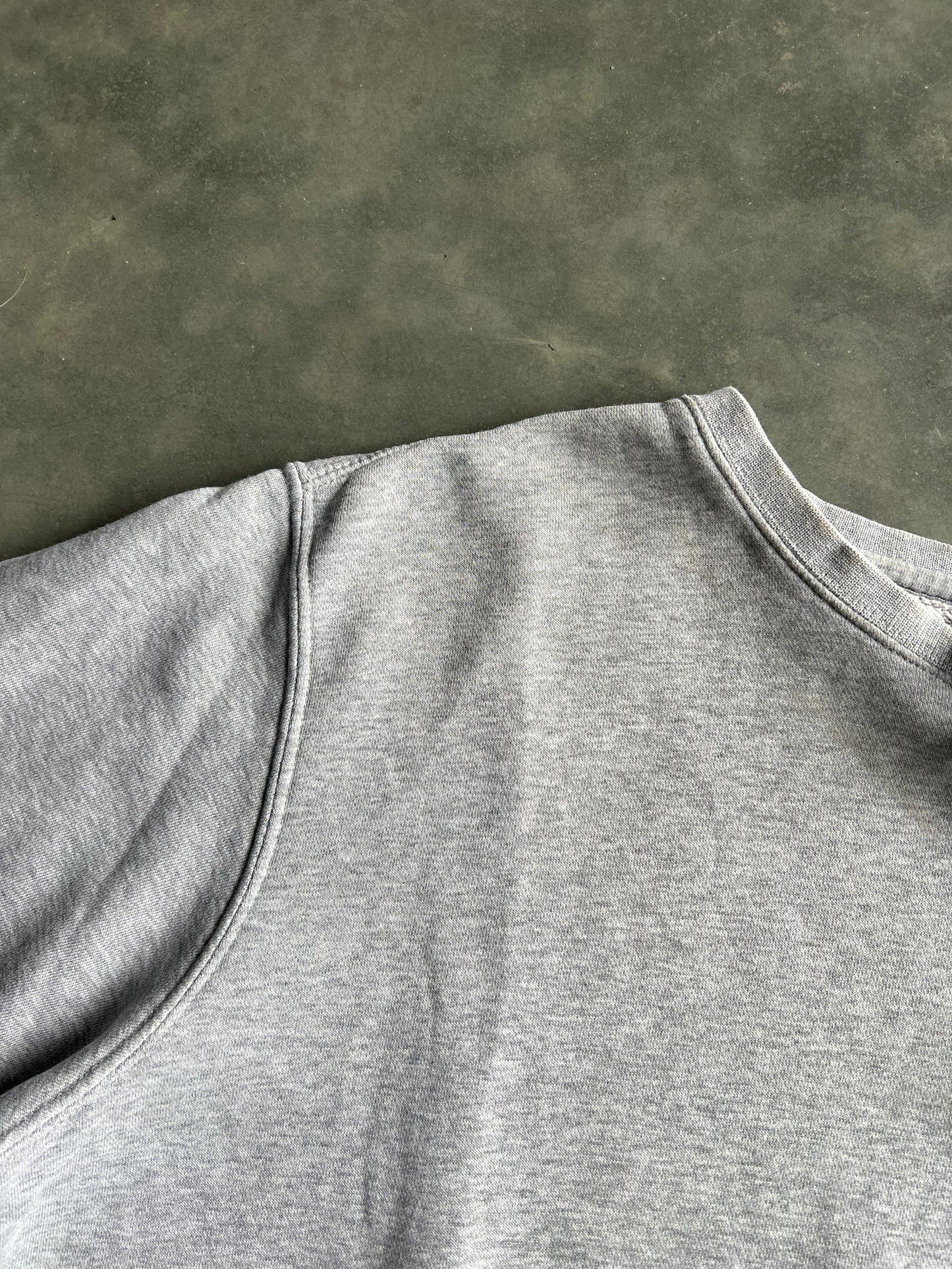 Vintage Grey Nike Swoosh Crew - L