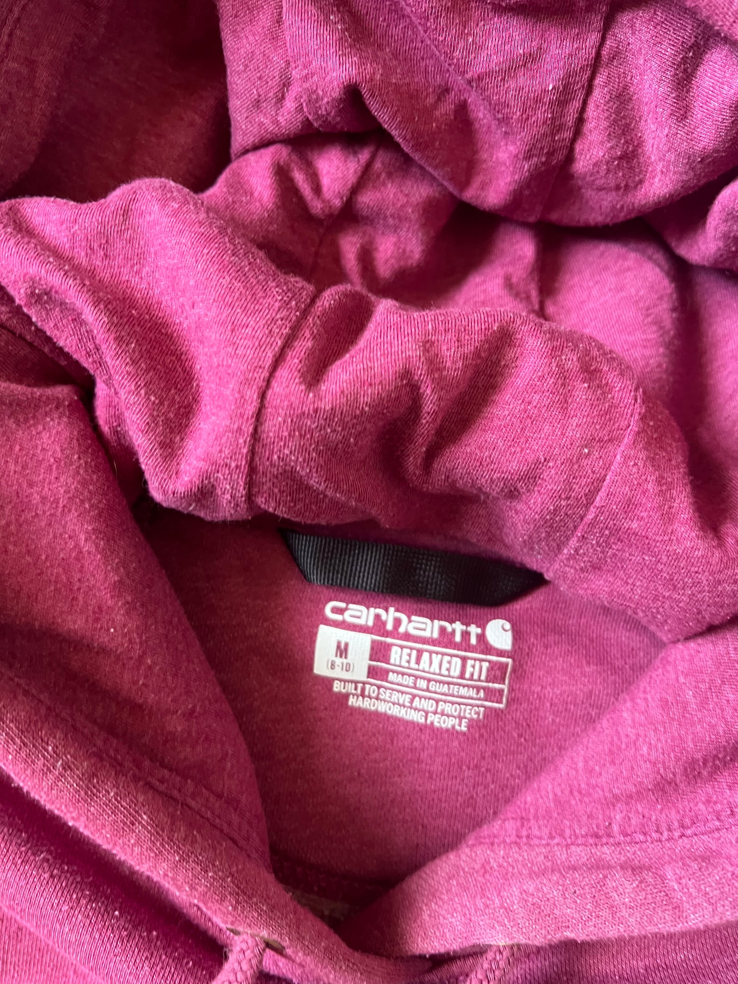 Carhartt Logo Hoodie Pink - M