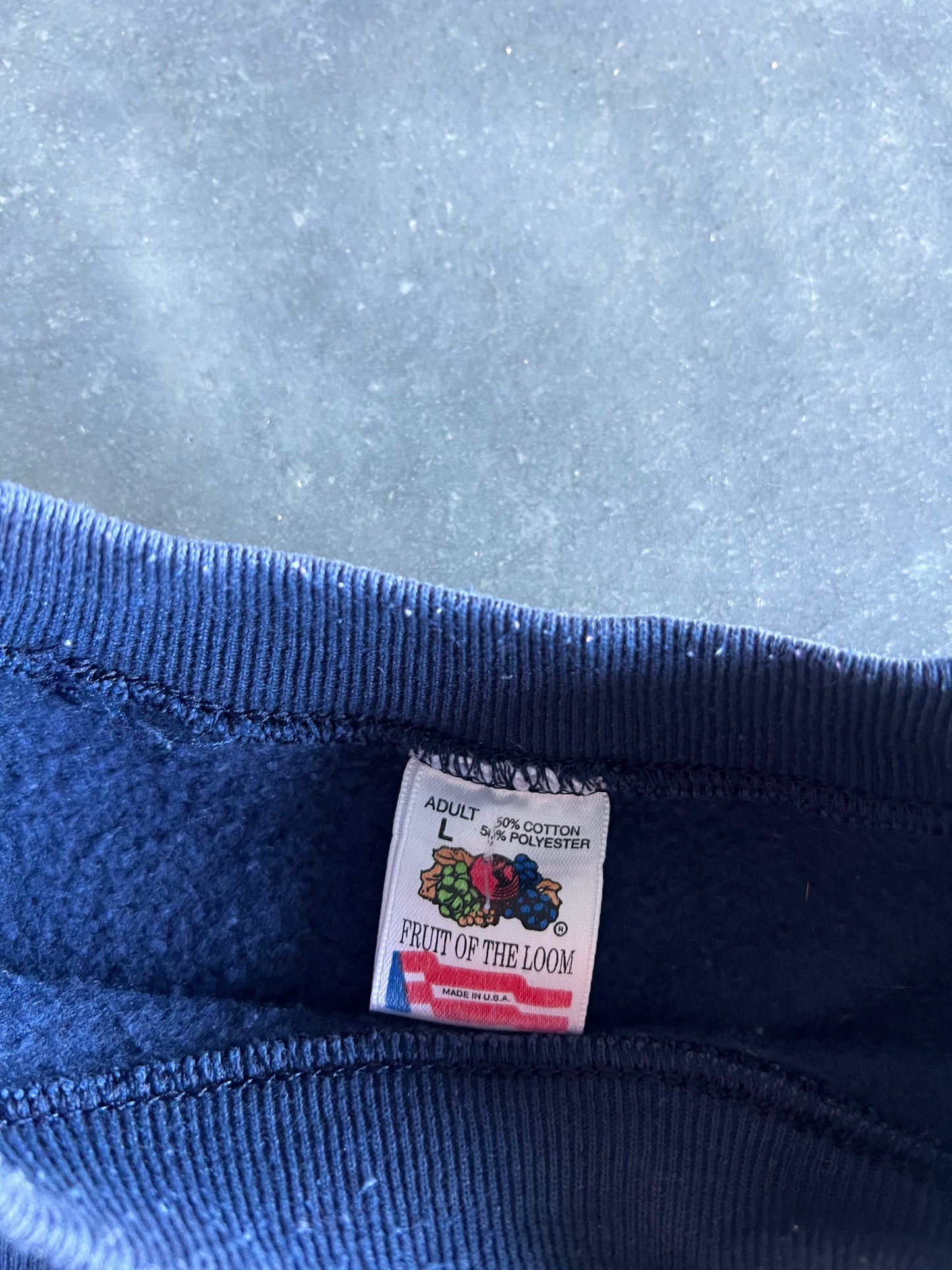 Vintage Blue Nashville Tennessee Crew - L