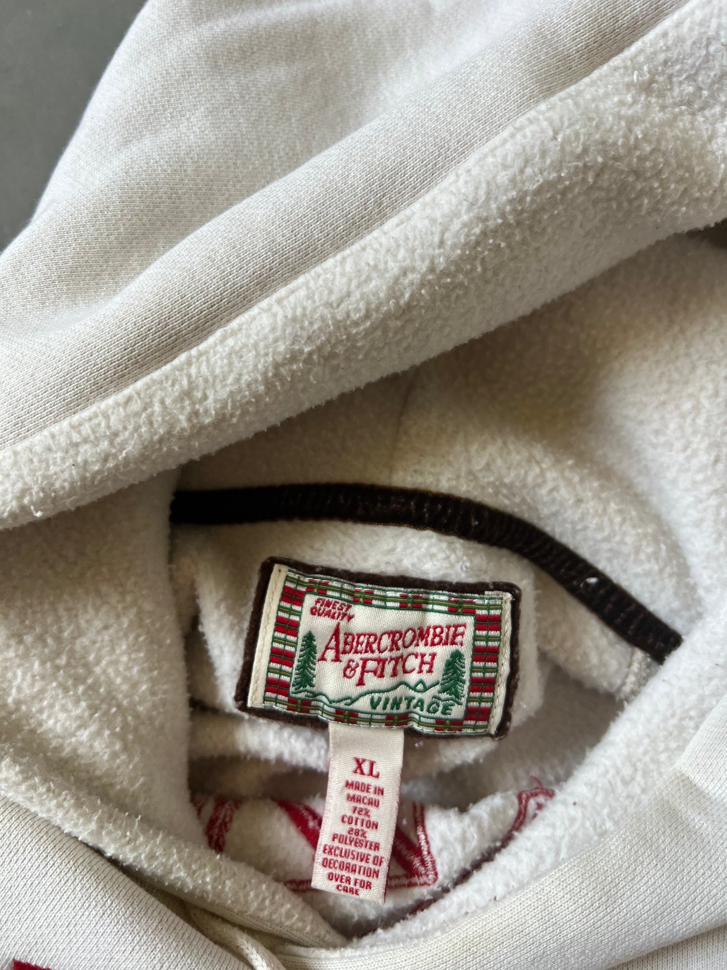 Vintage Cream Aeropostale Hoodie - S