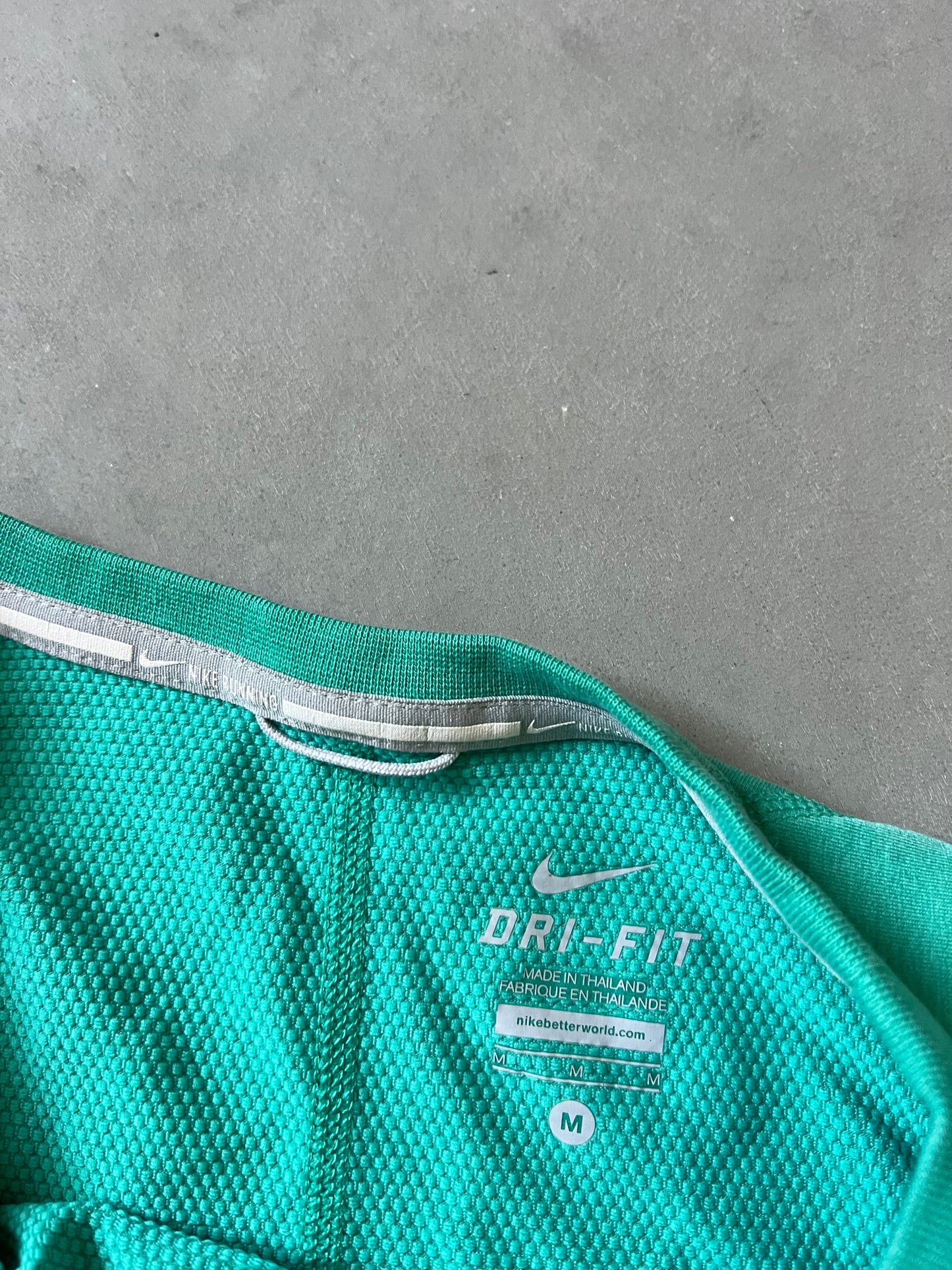 Teal Blue Nike Longsleeve Shirt - M