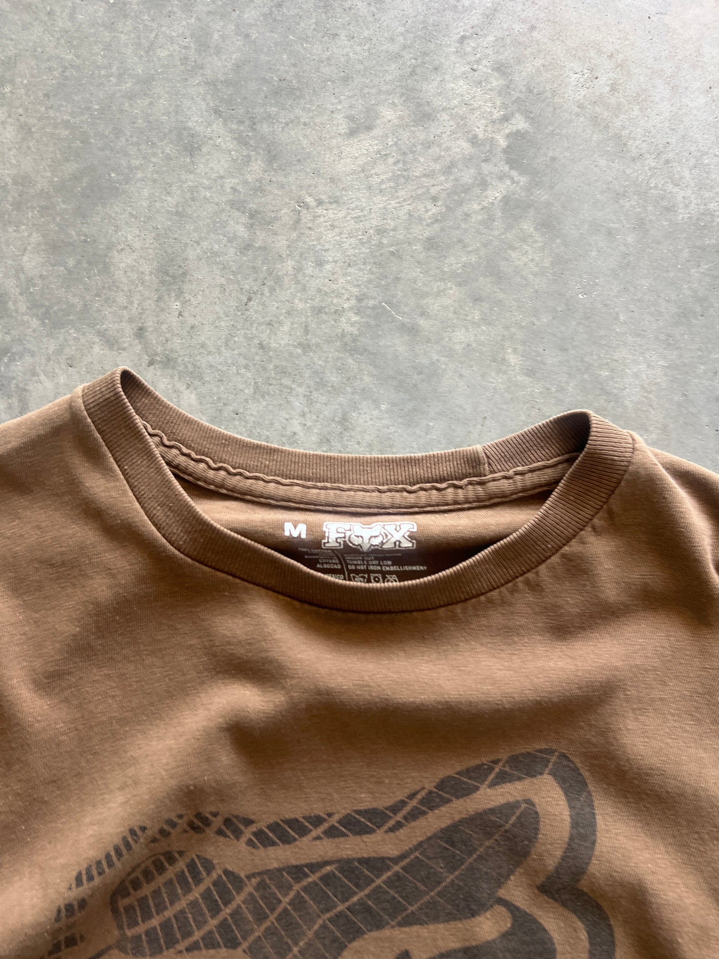 Vintage Brown Fox Racing Shirt - M