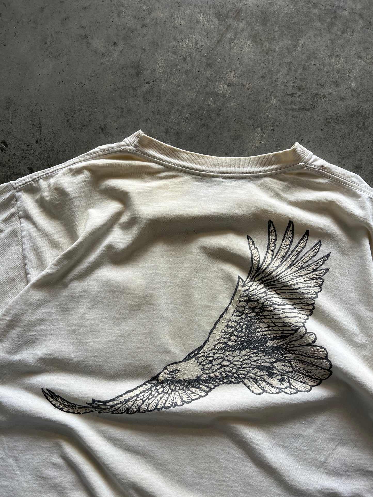 Vintage Distressed White Winston Shirt - L