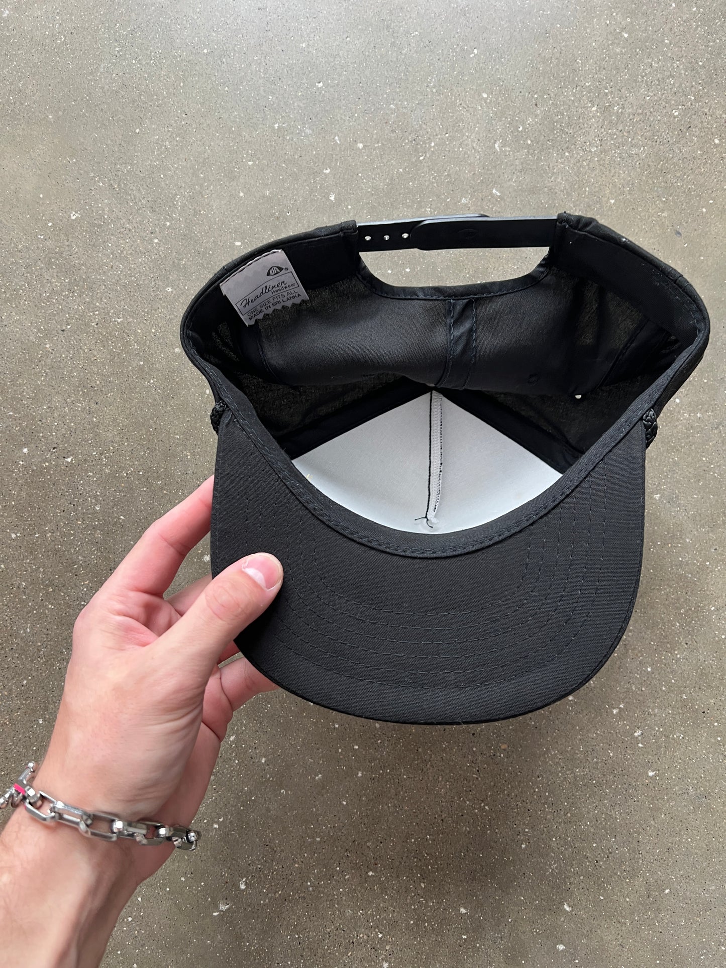 Vintage Black Goodyear Hat