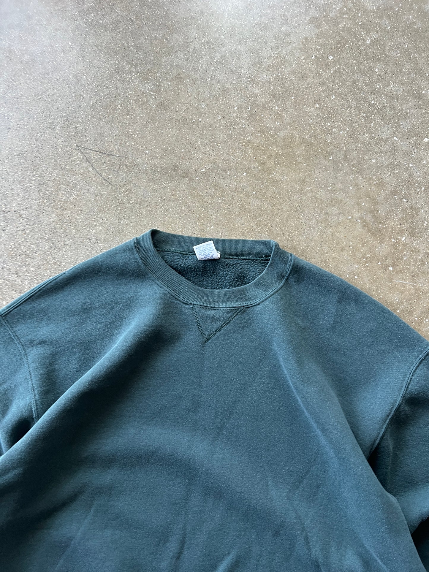 Vintage Sea-Fome Green Russell Russell Athletic Crew - XLT