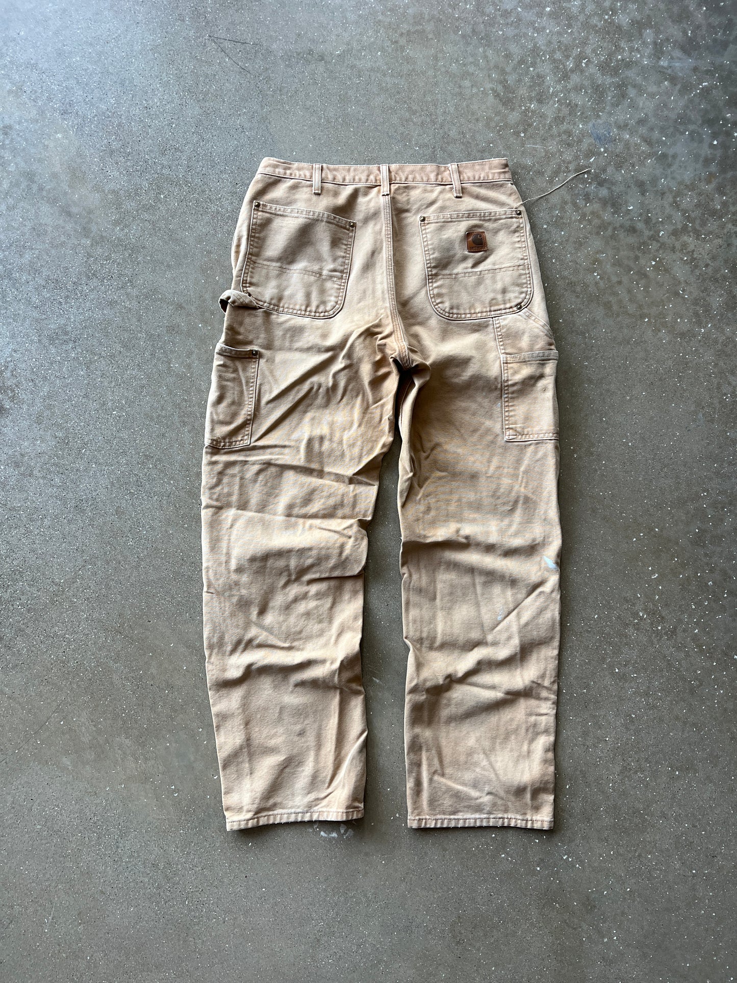 Vintage Tan Carhartt Double-Knee Pants - 32x32