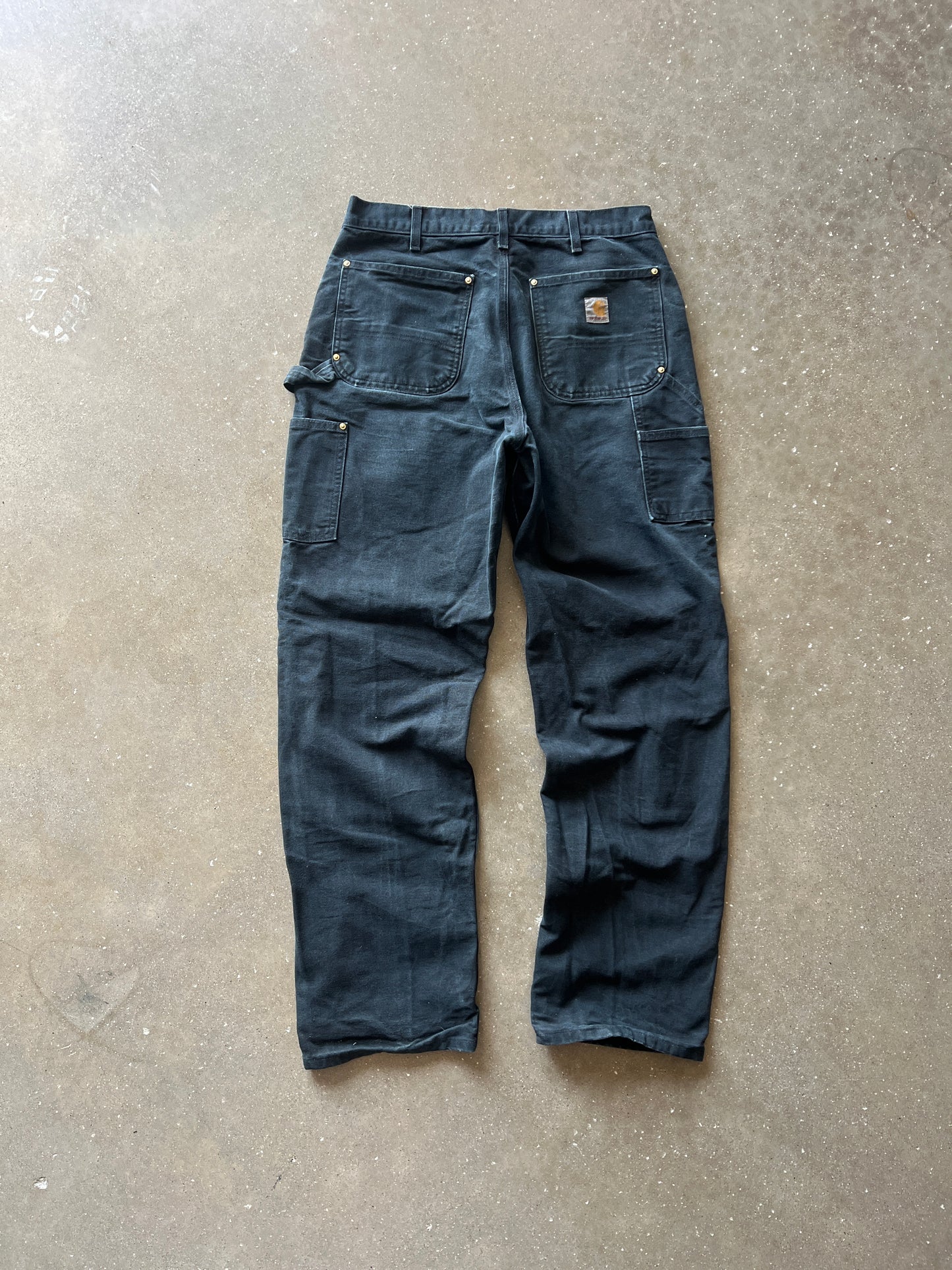 Vintage Black Carhartt Double Knee Pants - 34x34