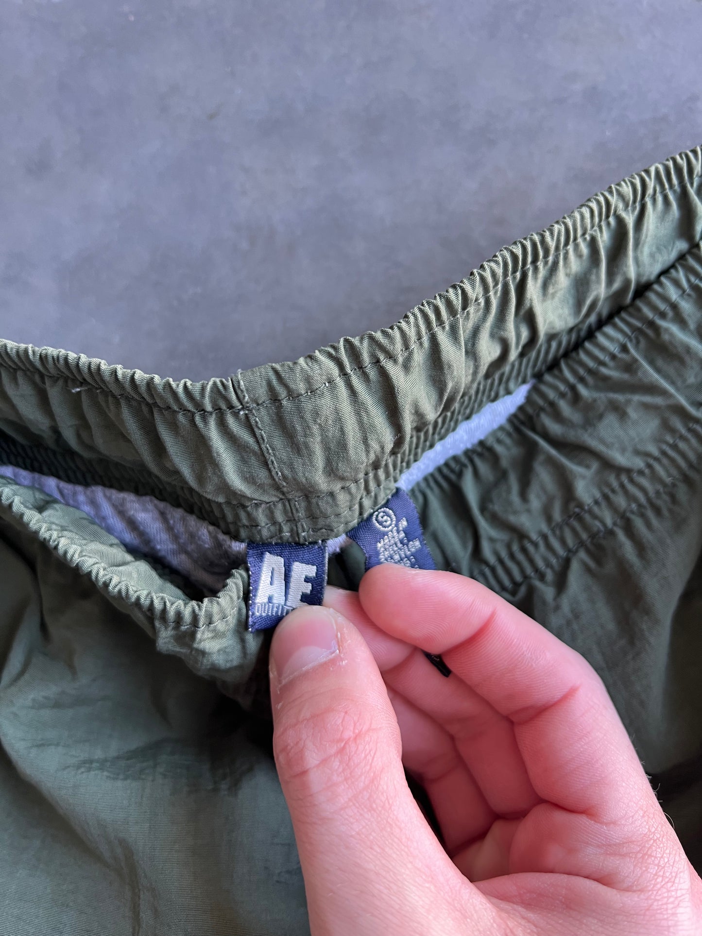 Vintage Green Abercrombie Track Pants - S