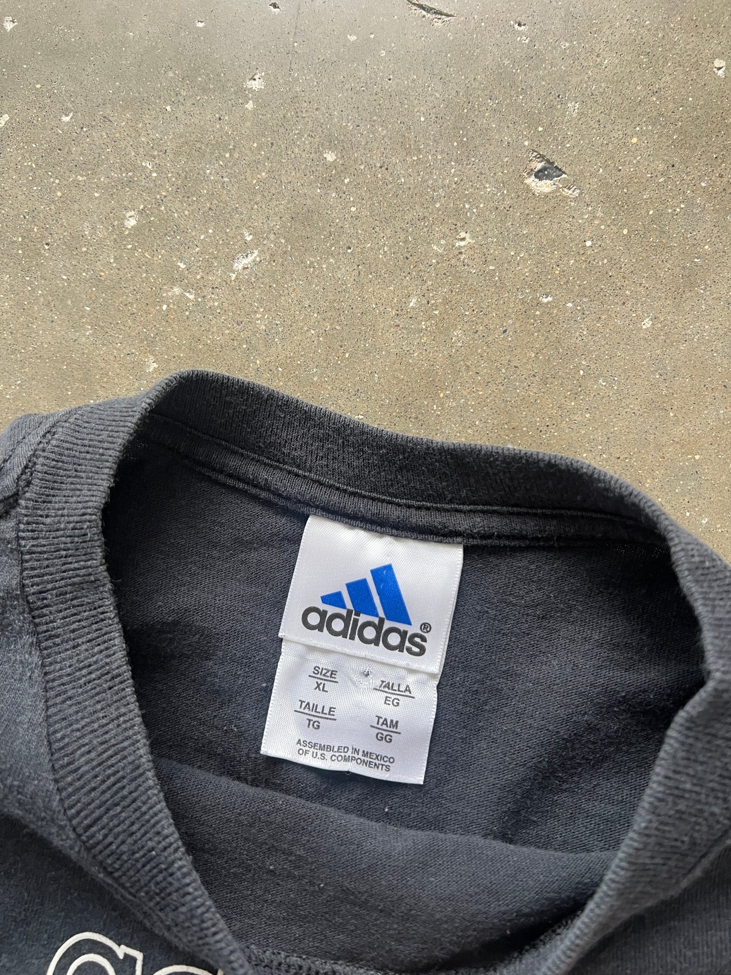Vintage Black Adidas Shirt - S