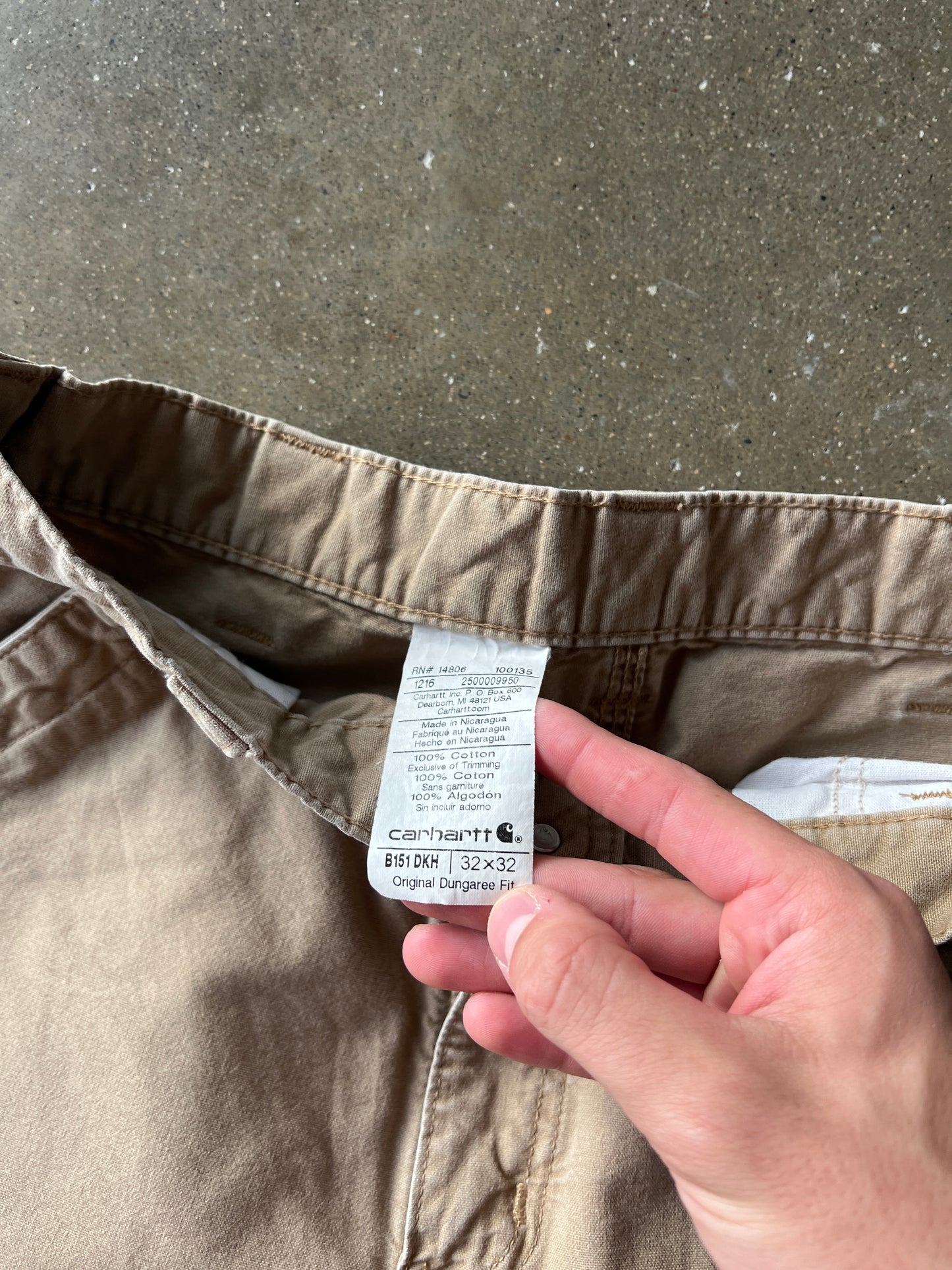 Vintage Carmel Tan Carhartt Carpenter Pants - 32