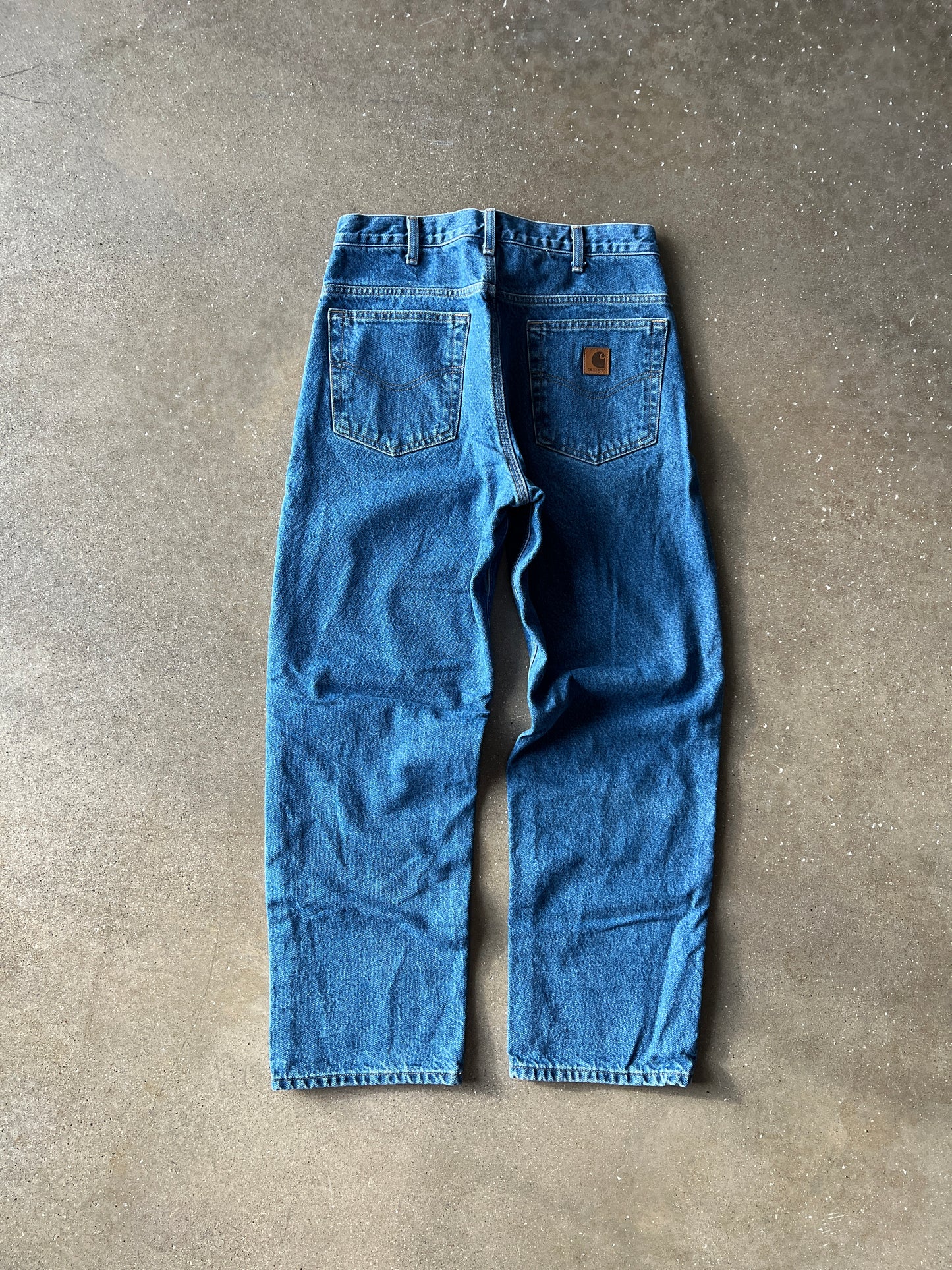 Vintage Dark Denim Carhartt Carpenter Pants - 32