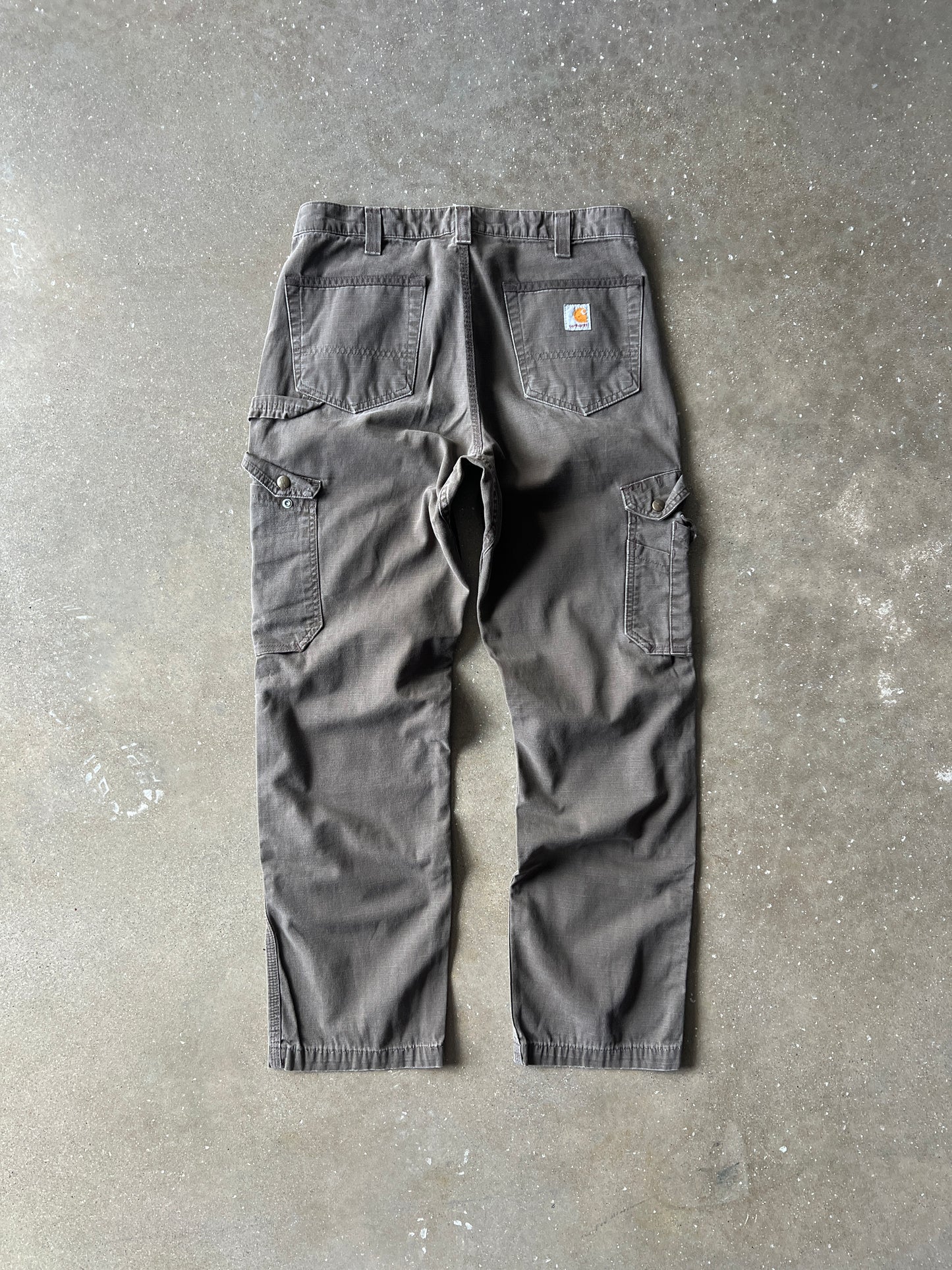 Vintage Faded Brown Carhartt Carpenter Pants - 33