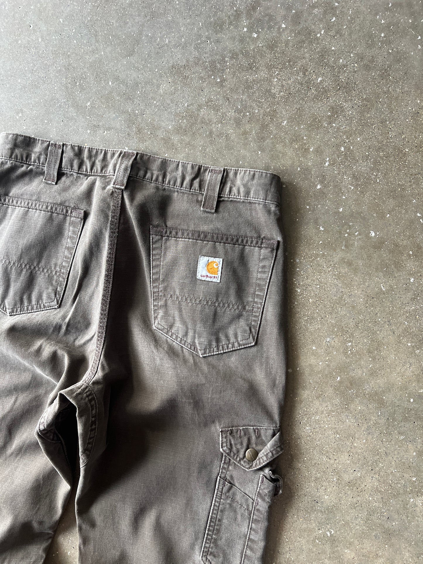 Vintage Faded Brown Carhartt Carpenter Pants - 33