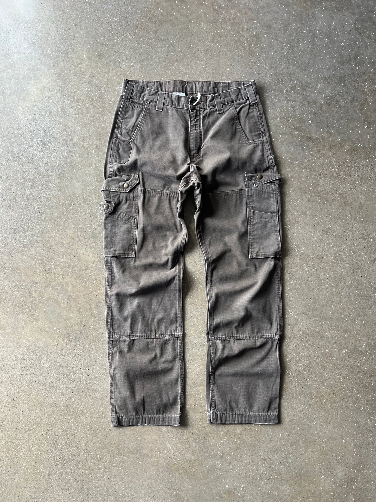 Vintage Faded Brown Carhartt Carpenter Pants - 33