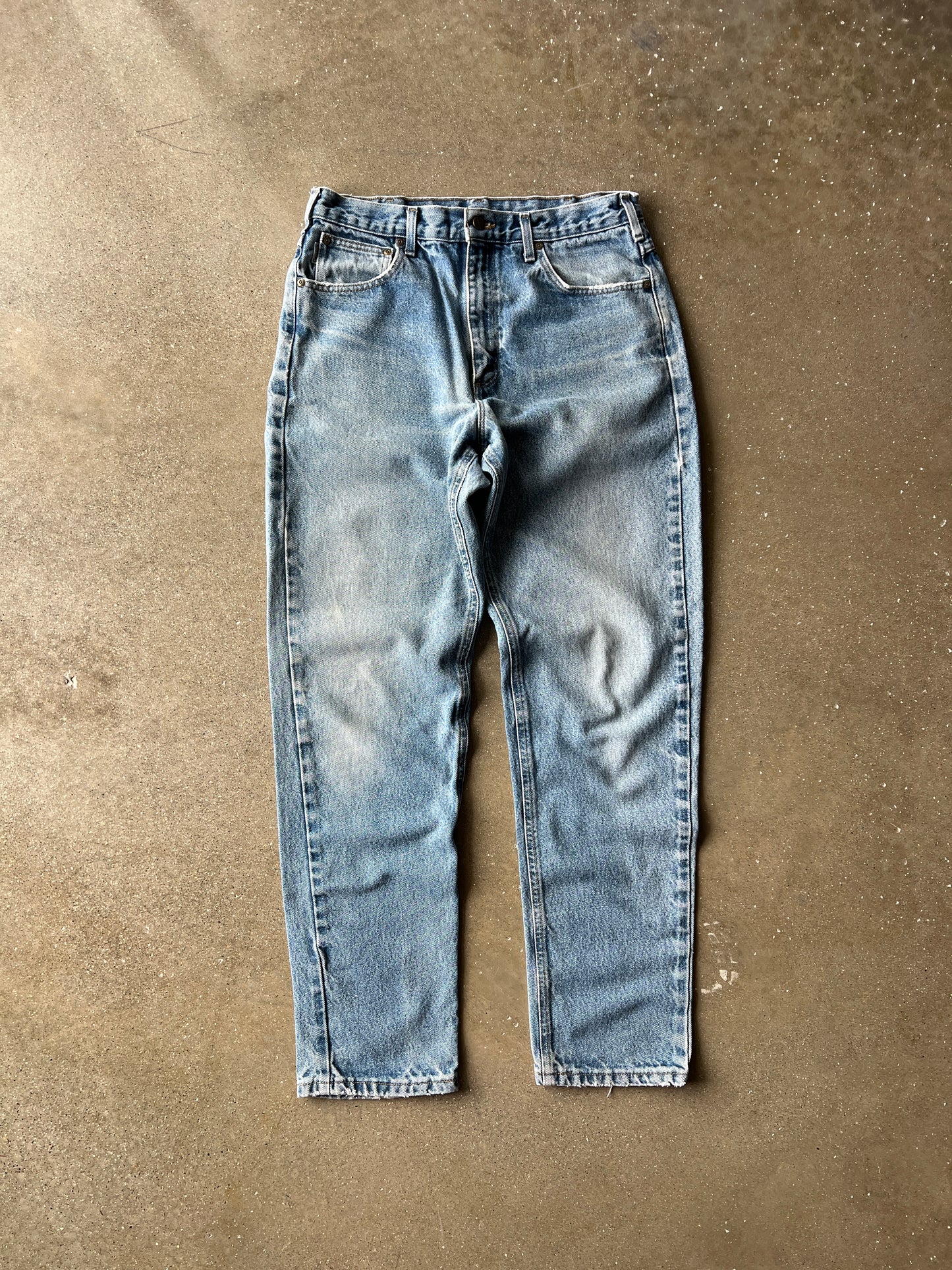 Vintage Faded Denim Carhartt Carpenter Pants - 34