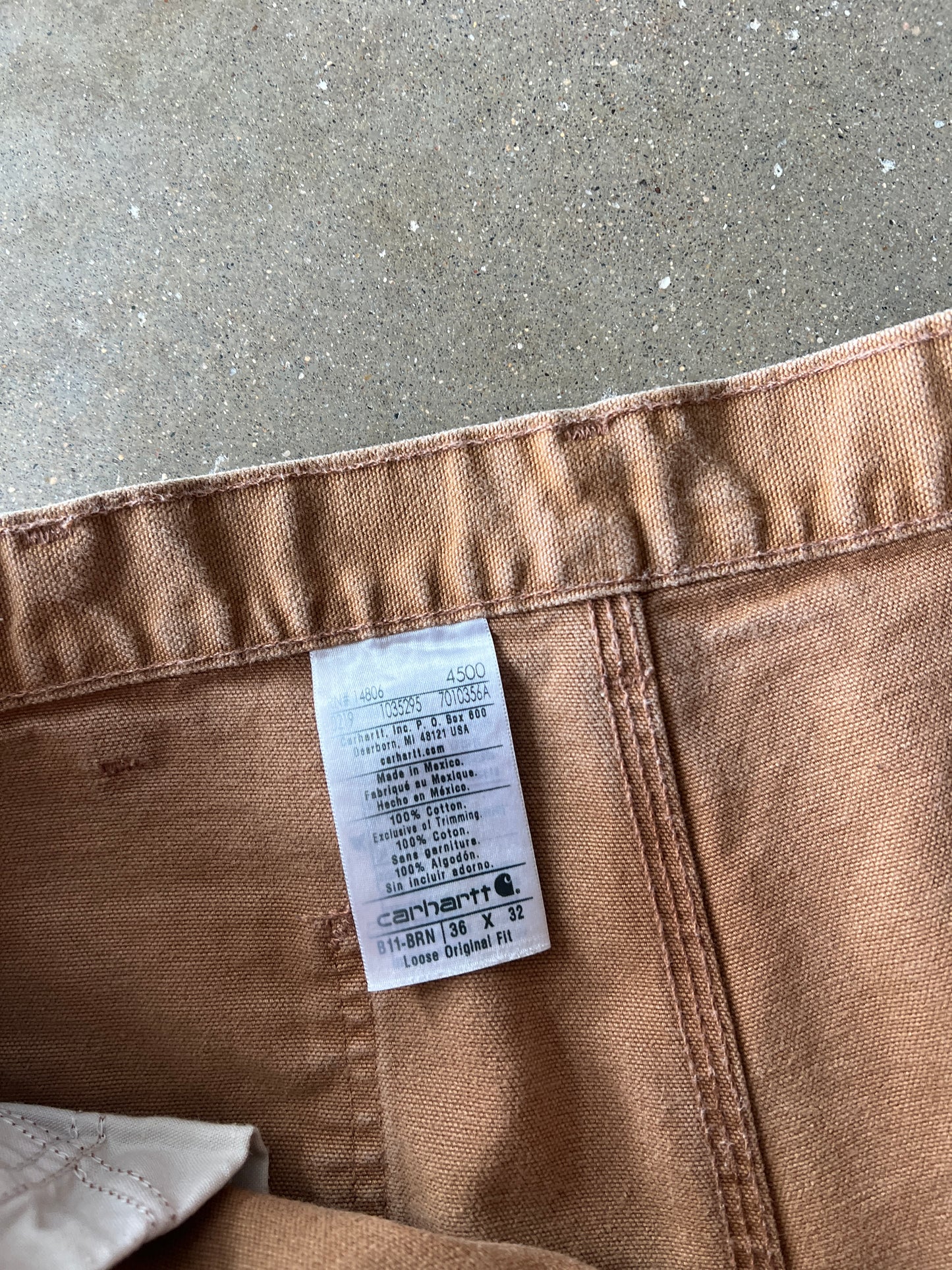 Vintage Carmel Tan Carhartt Carpenter Pants - 36