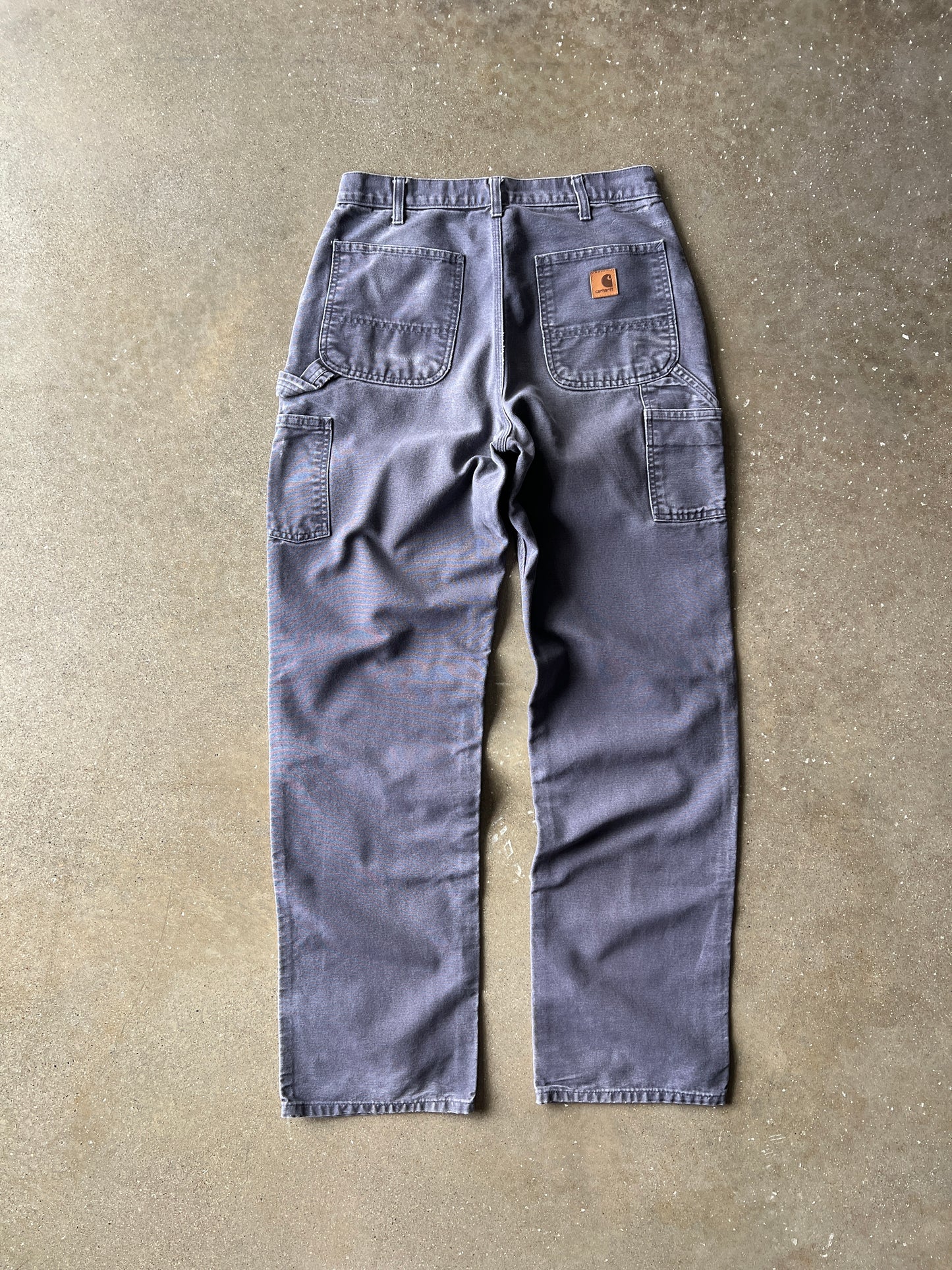 Vintage Faded Grey Carhartt Carpenter Pants - 32